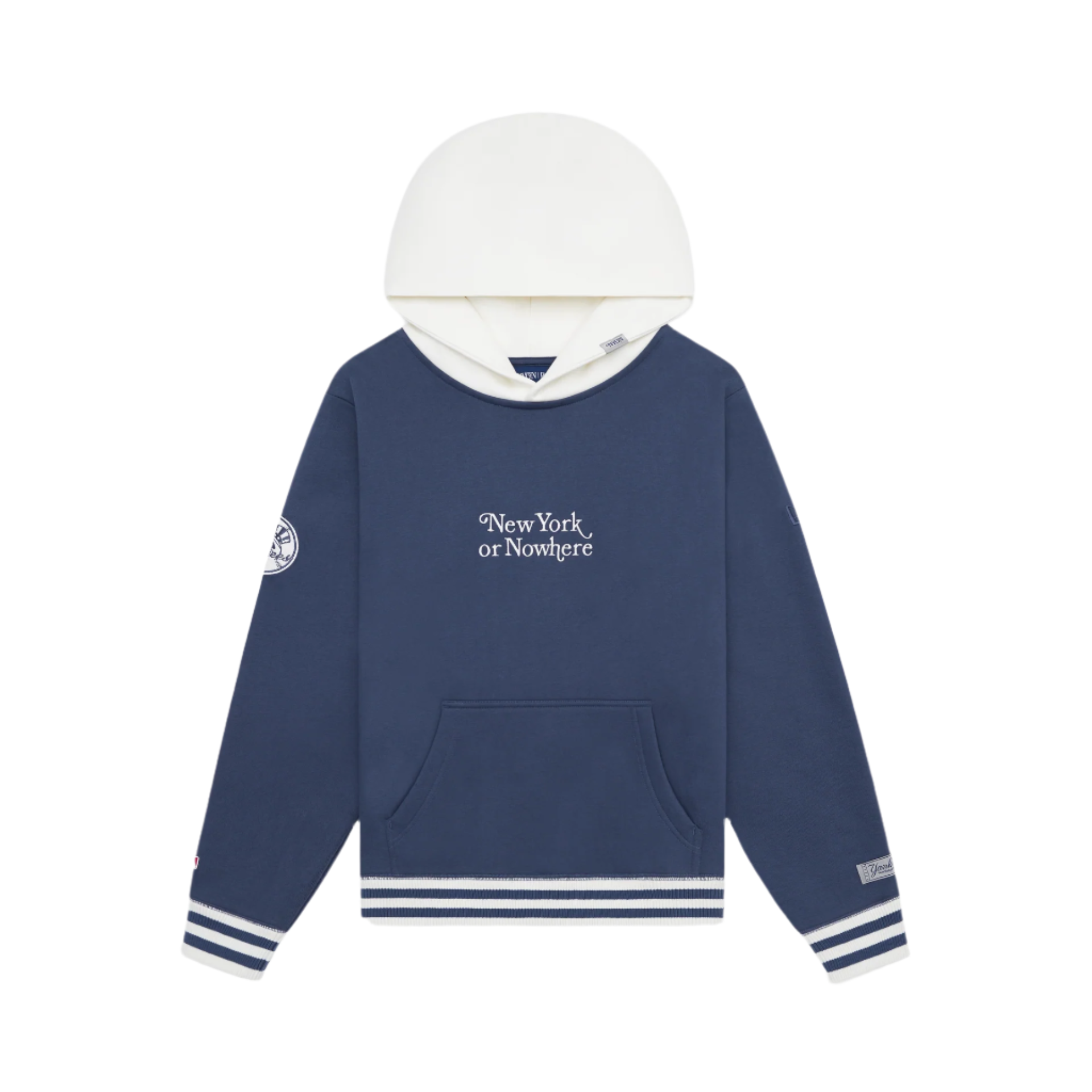 new era New York or Nowhere Navy Motto Hoodie