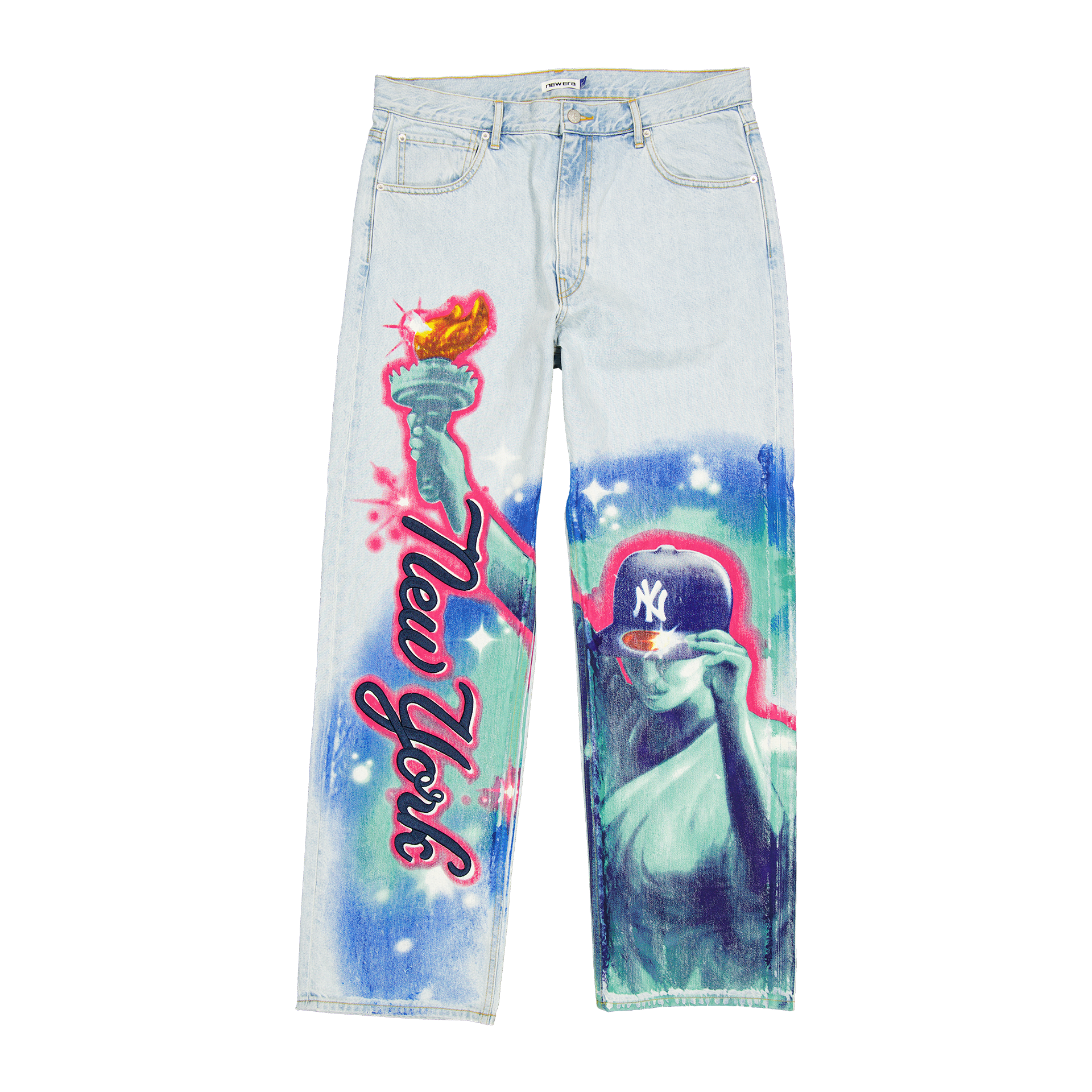 new era New York Yankees 5-Pocket Denim Jeans