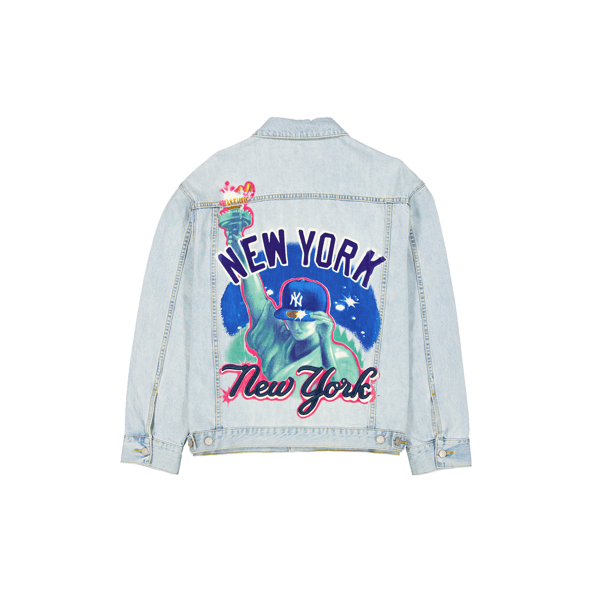 New Era New York Yankees Denim Trucker Jacket