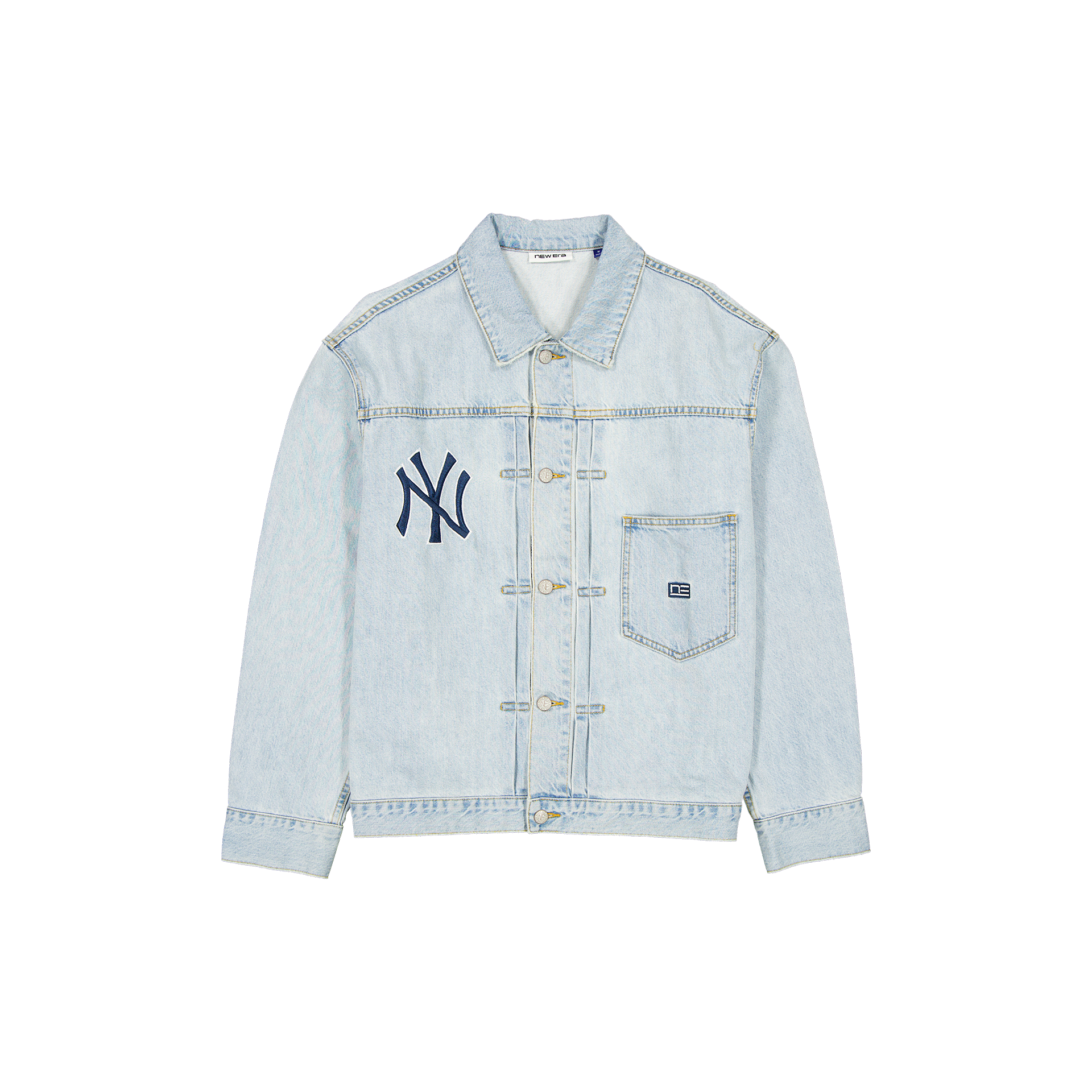 new era New York Yankees Denim Trucker Jacket