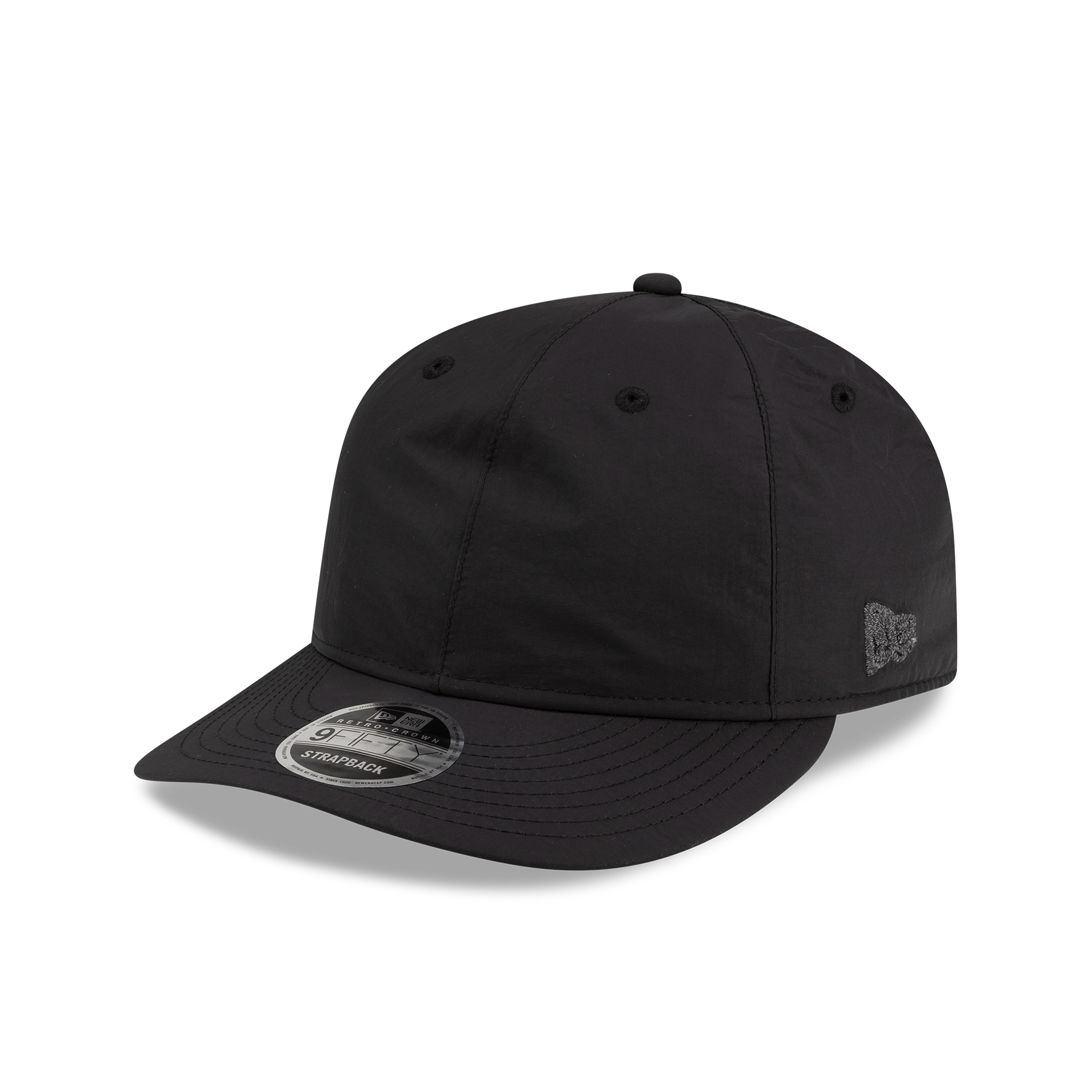 new era Nylon Black Retro Crown 9FIFTY Adjustable