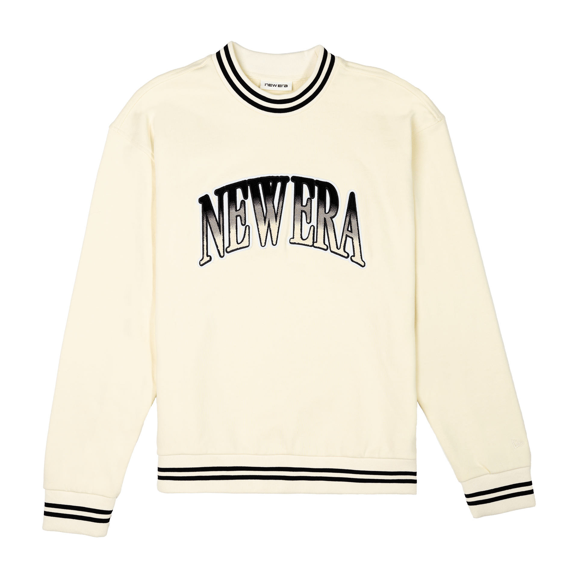 new era Ombre Chrome White Crewneck