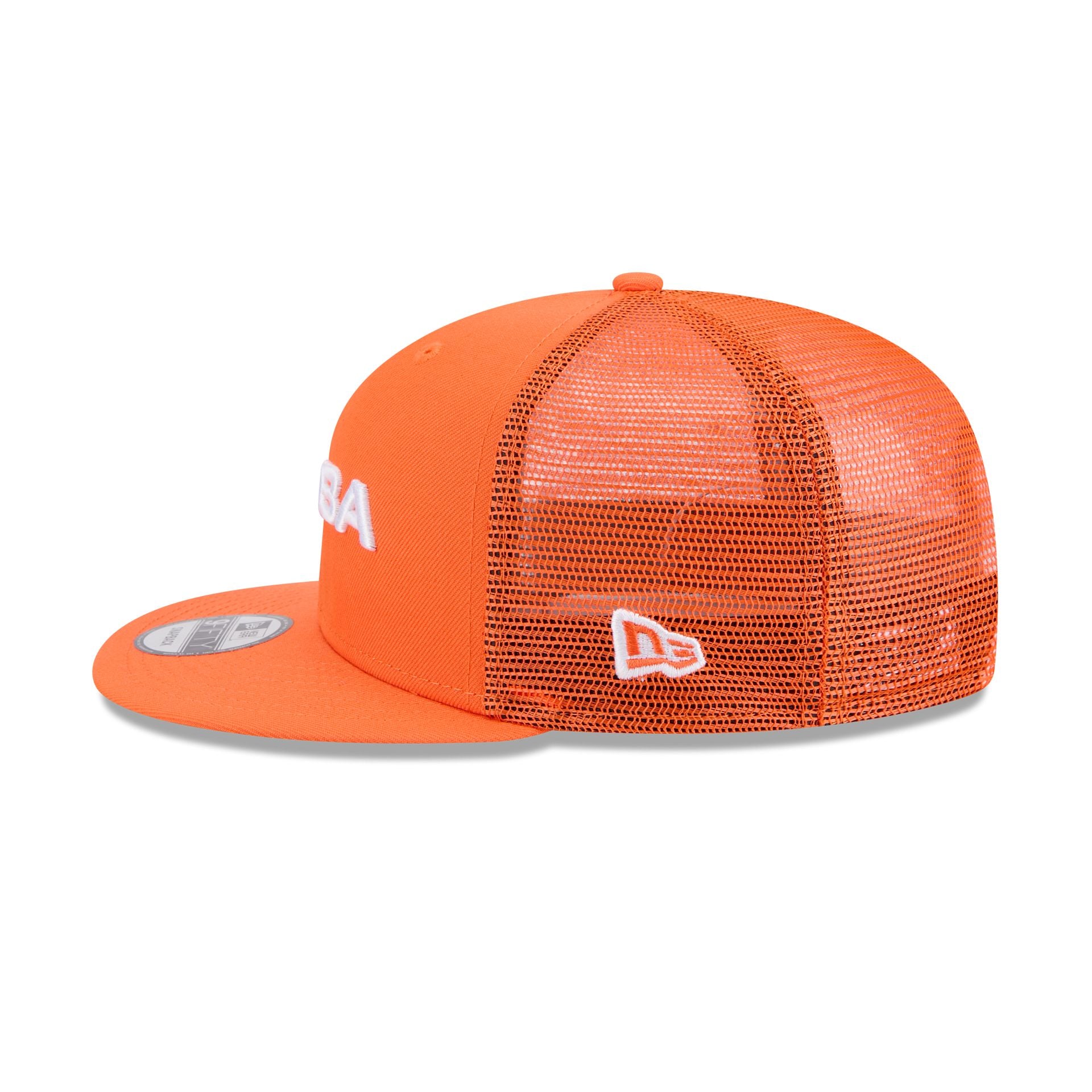 New Era Orange 9FIFTY Trucker