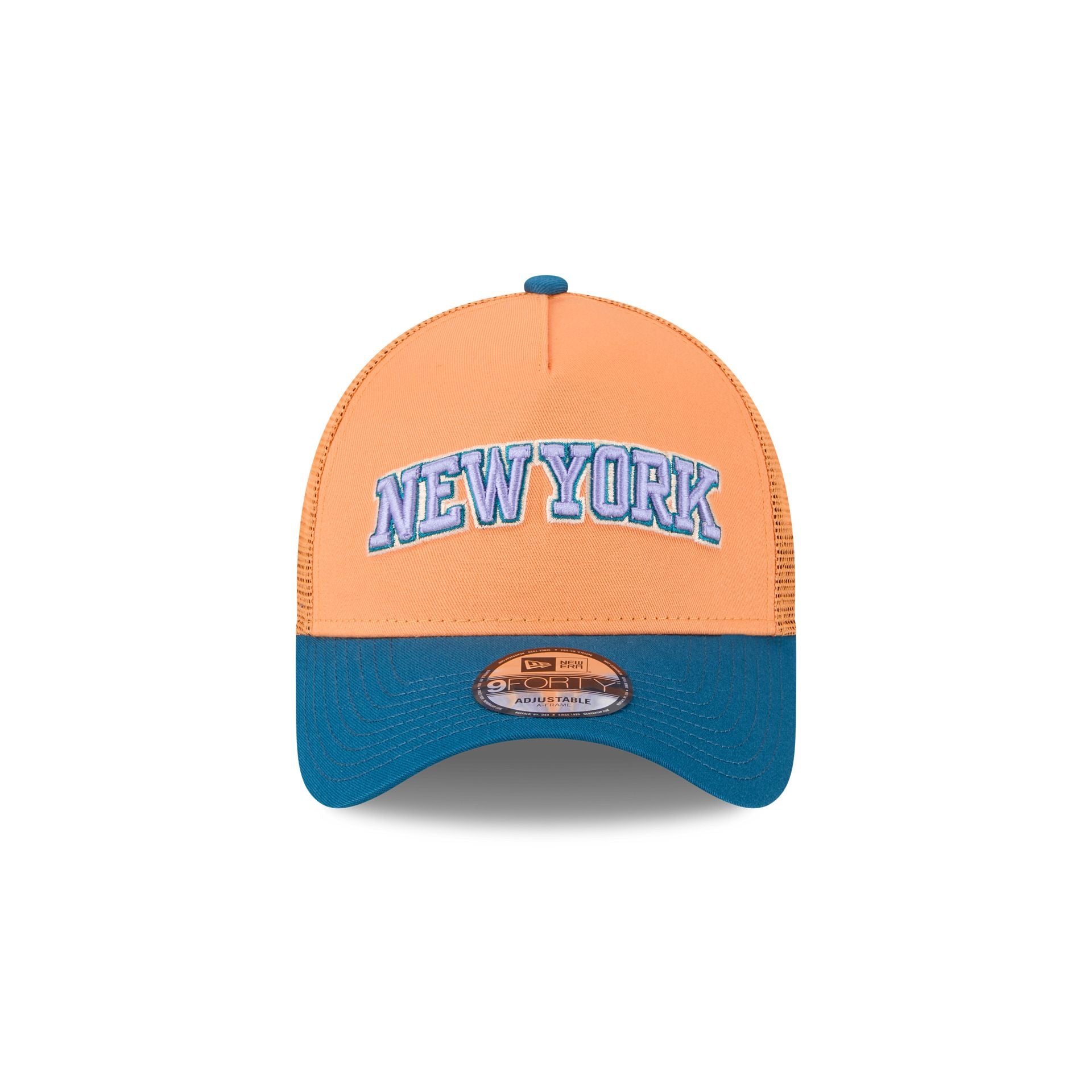 New Era Orange Glaze 9FORTY A-Frame Trucker