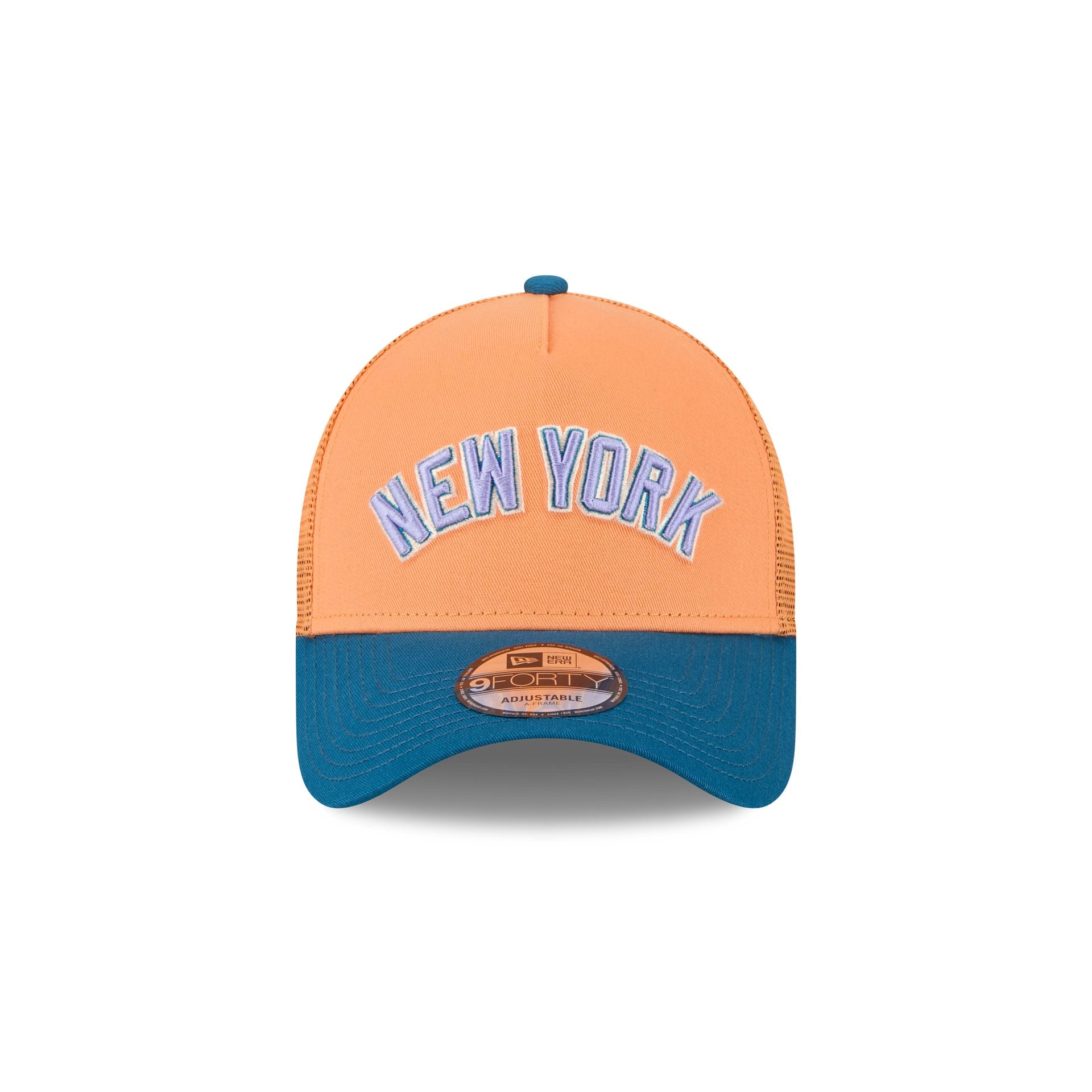 New Era Orange Glaze 9FORTY A-Frame Trucker
