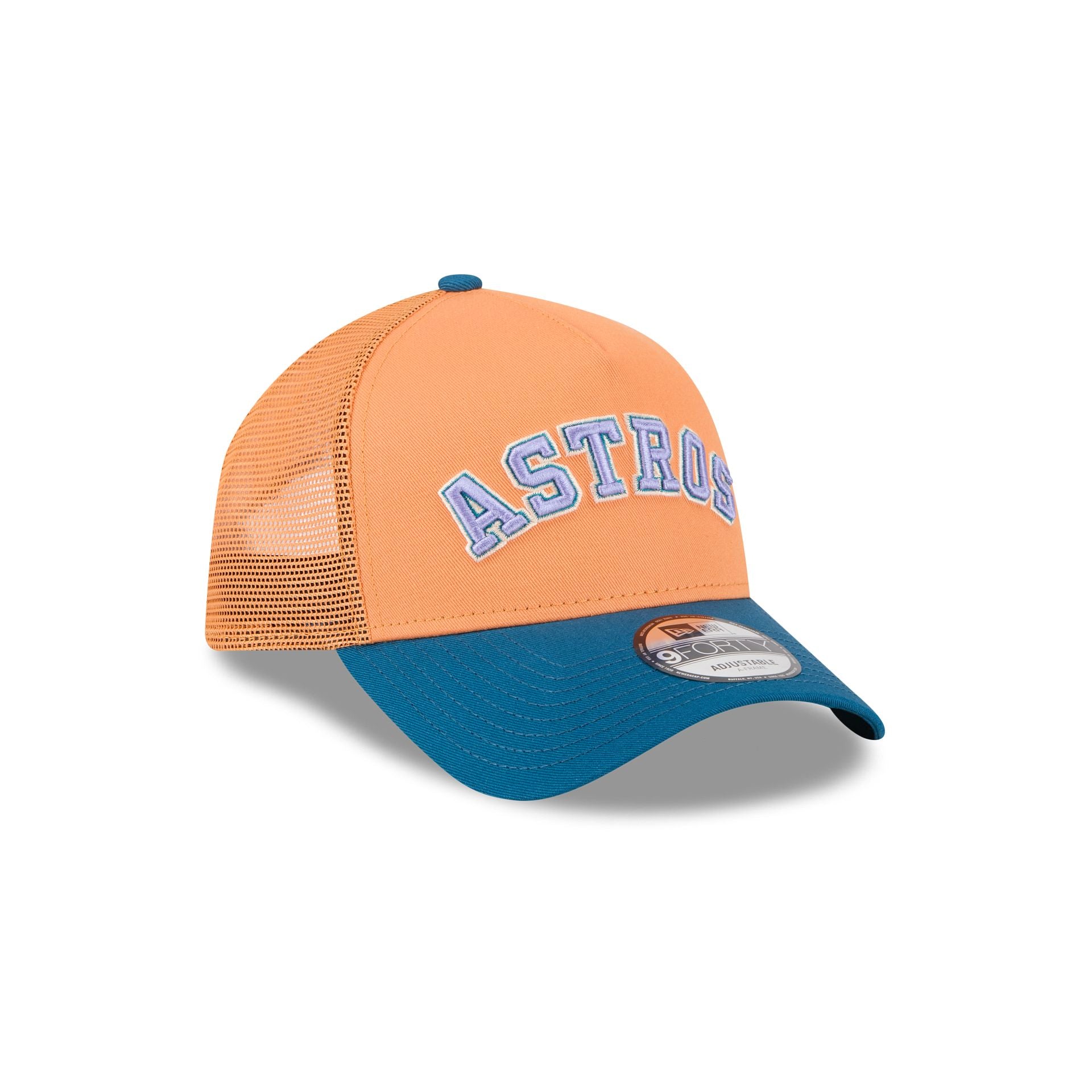 New Era Orange Glaze 9FORTY A-Frame Trucker