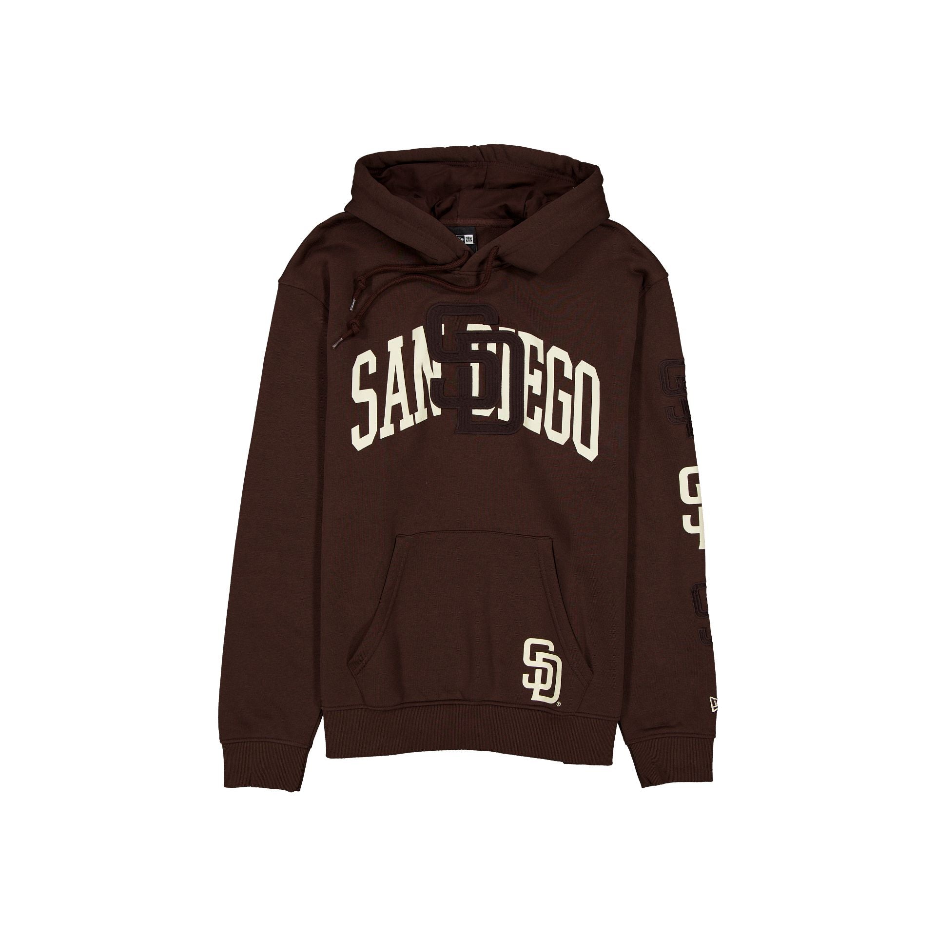 new era Overlay Brown Hoodie
