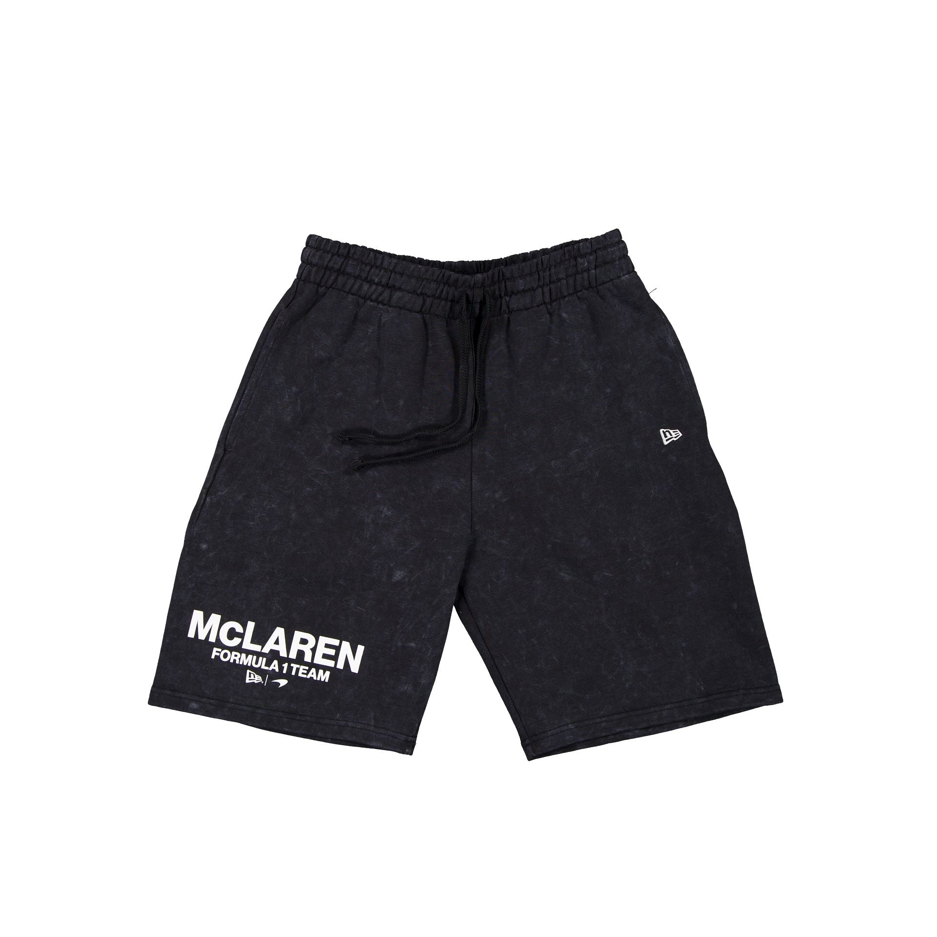 new era Pigment Wash Black Shorts