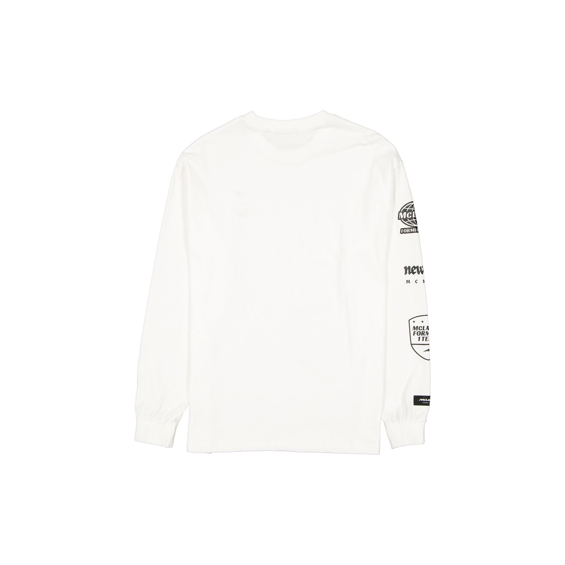 New Era Pigment Wash White Long Sleeve T-Shirt