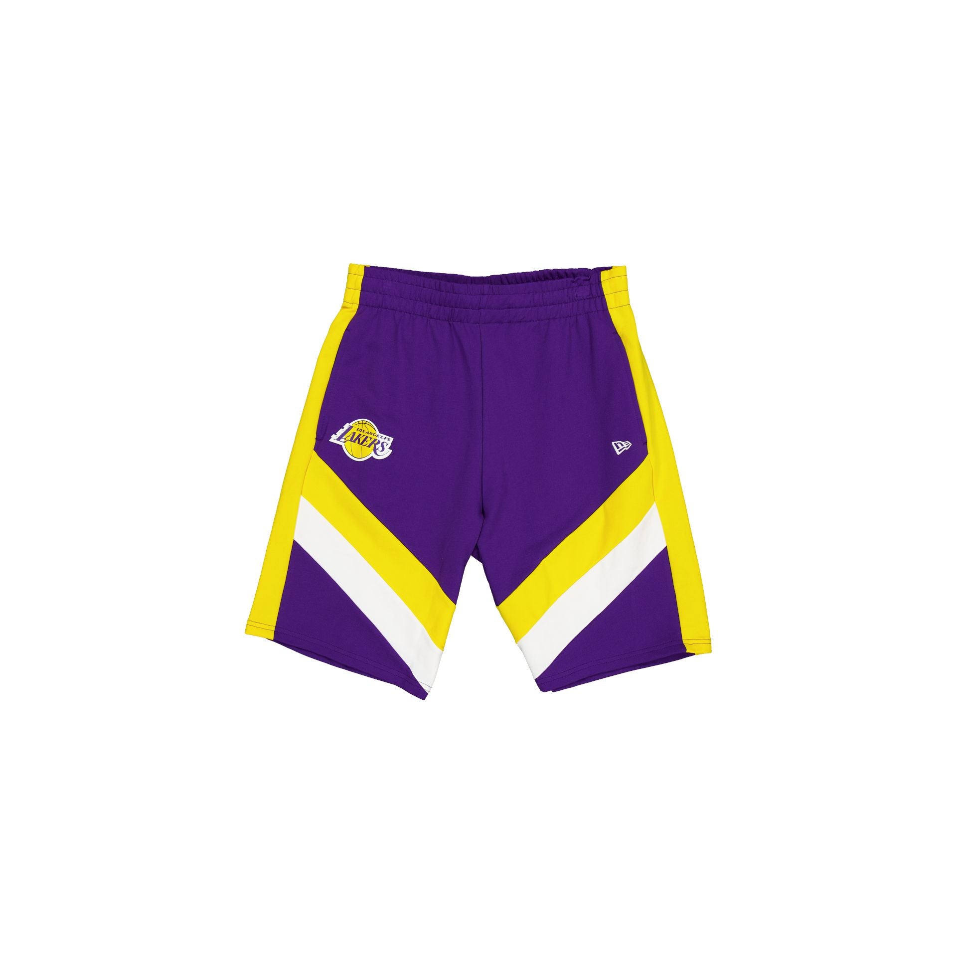 new era Purple Oversized Panel Shorts