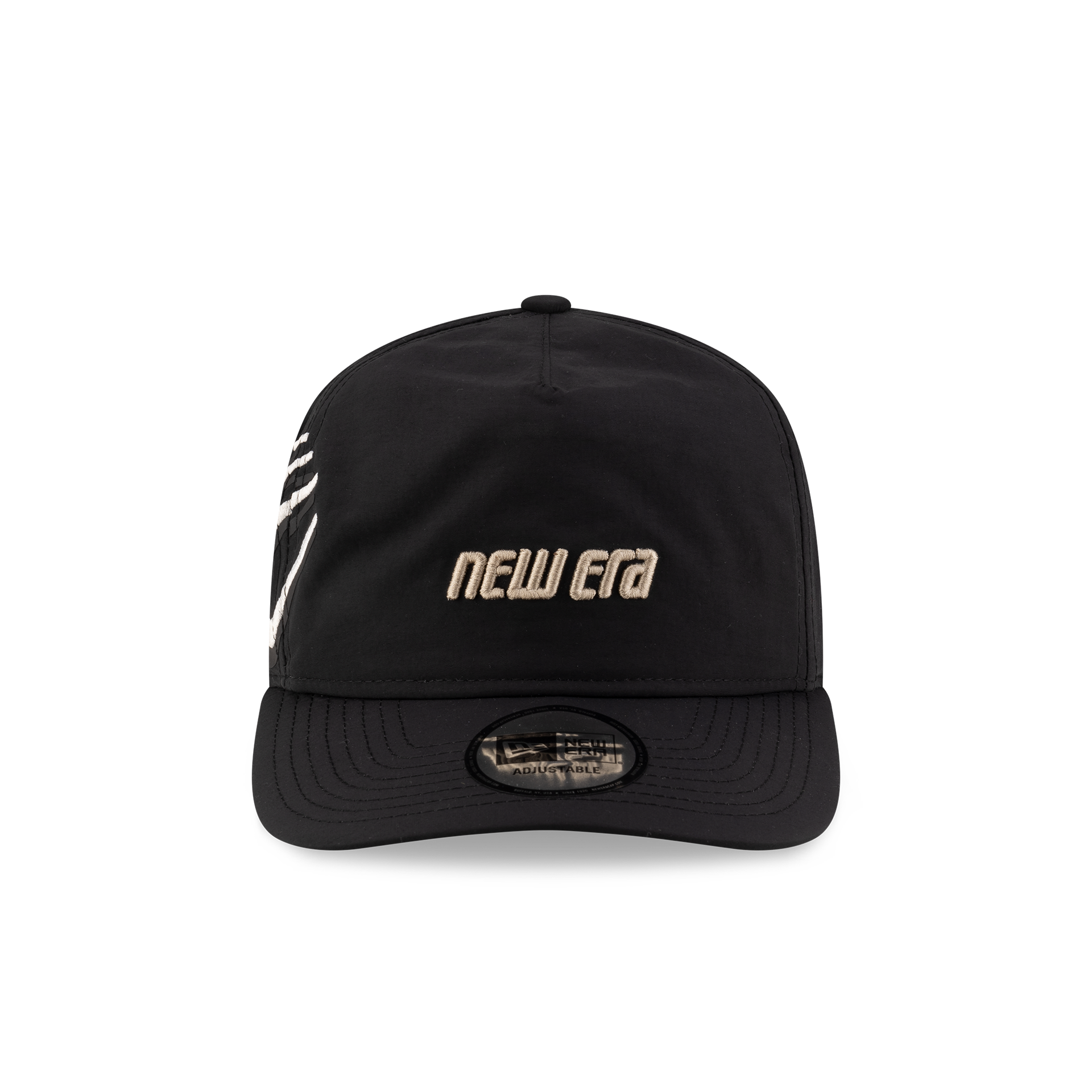 New Era Raised Flag Black Golfer