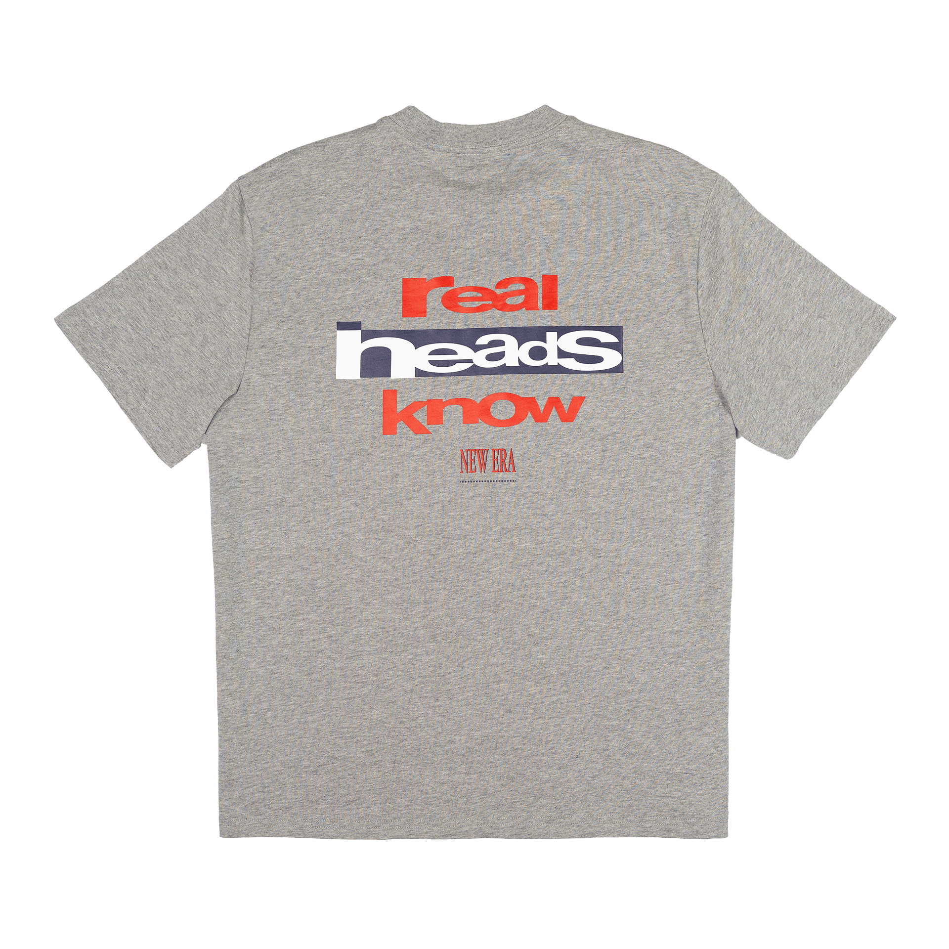 New Era Real Heads Heather Gray T-Shirt