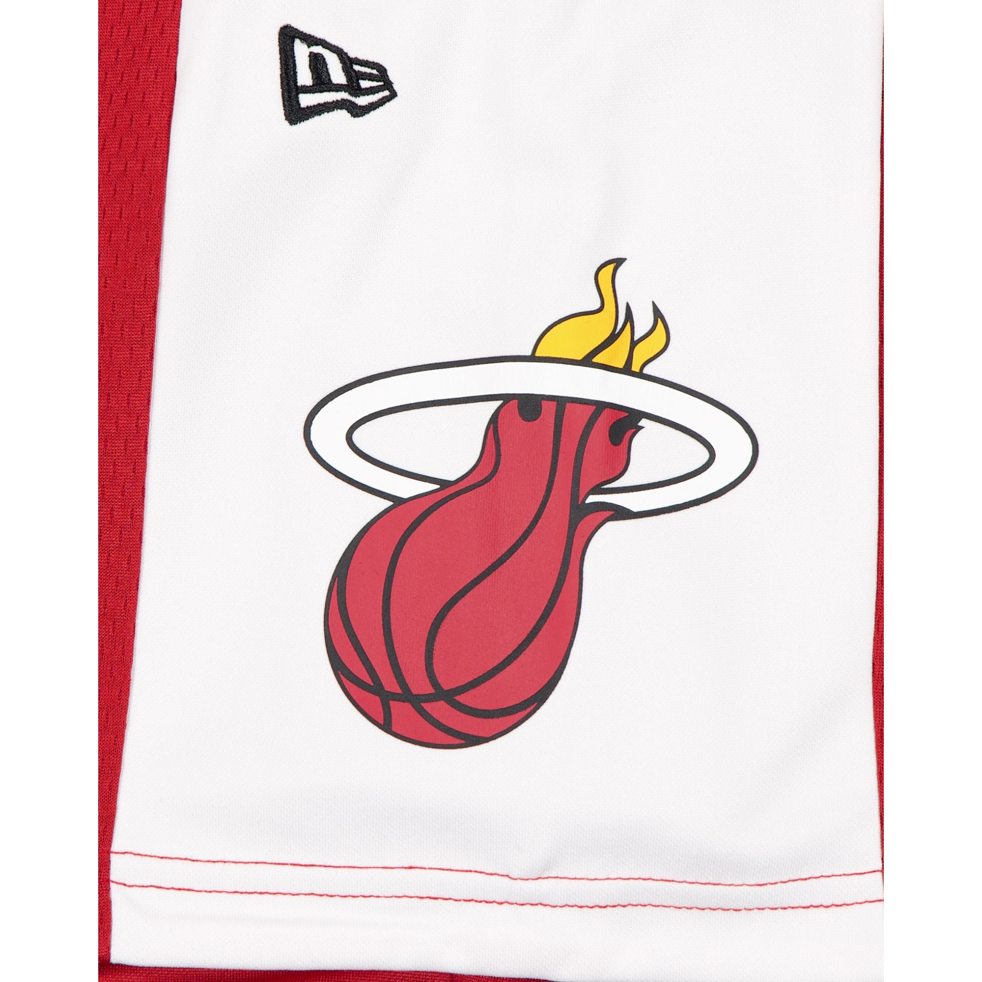 New Era Red Graphic Mesh Shorts