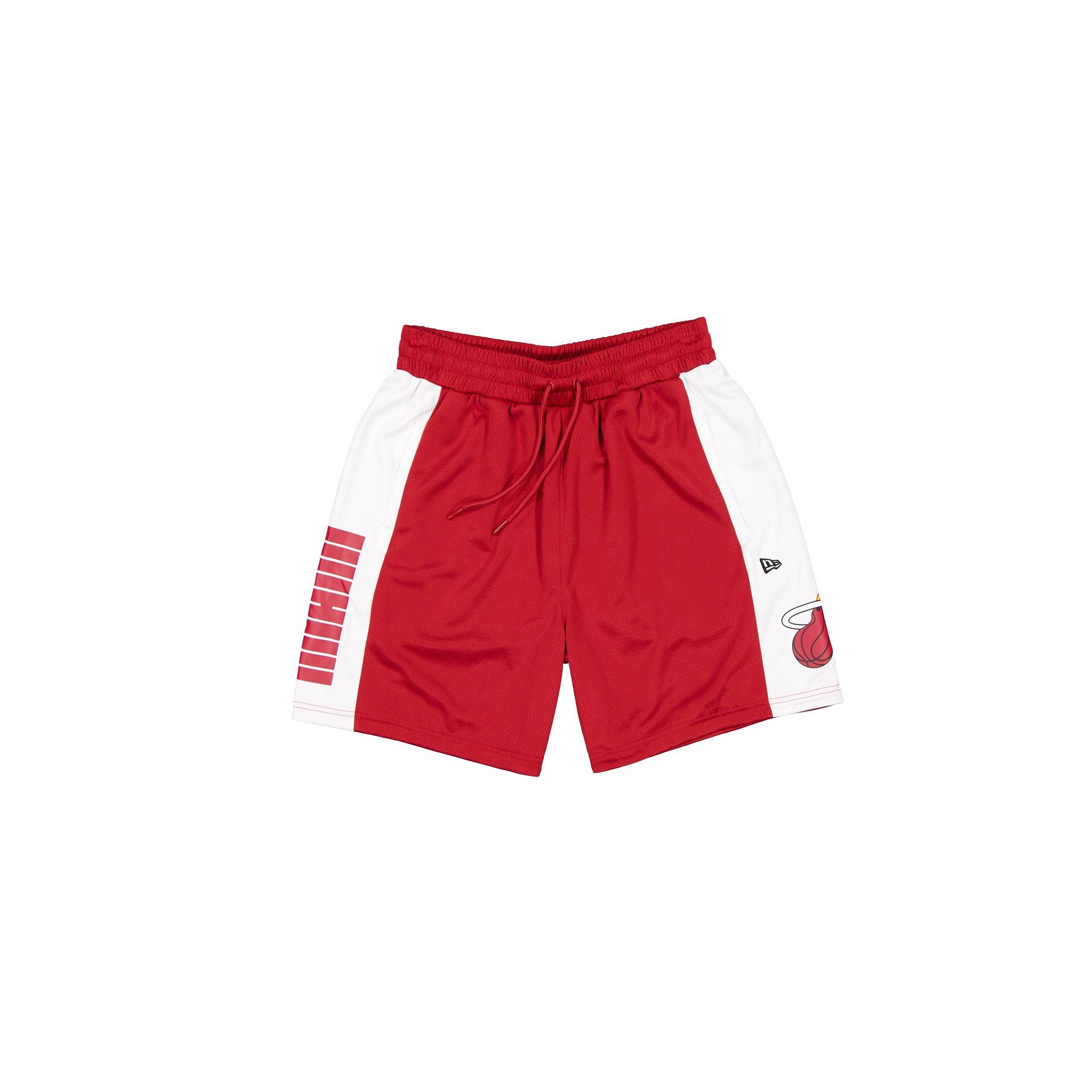 new era Red Graphic Mesh Shorts