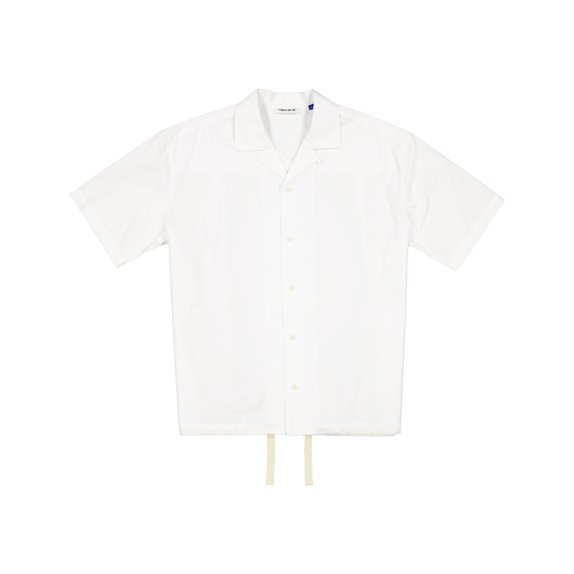 new era Resort Optic White Open Collared Shirt