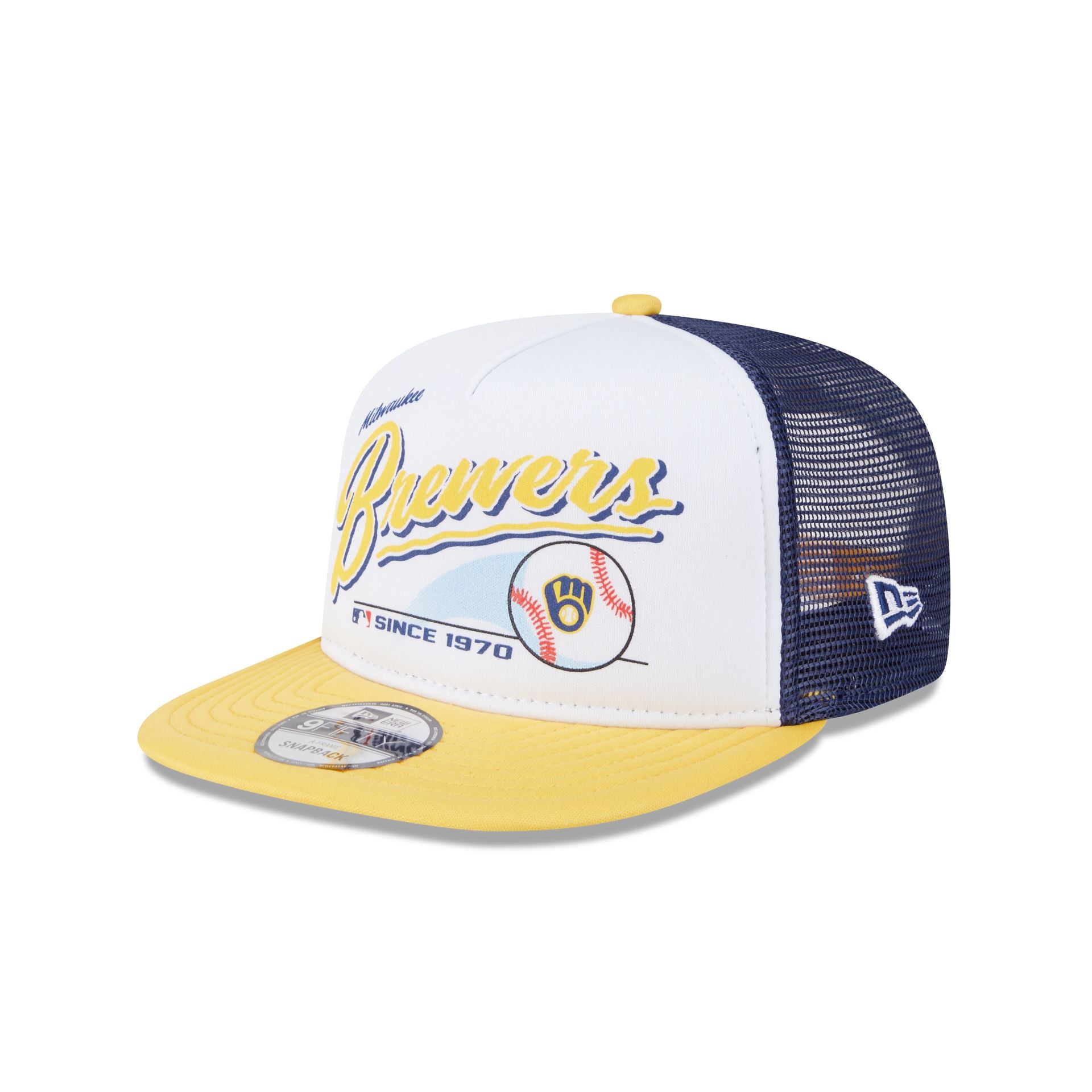 new era Retro Script 9FIFTY A-Frame Trucker