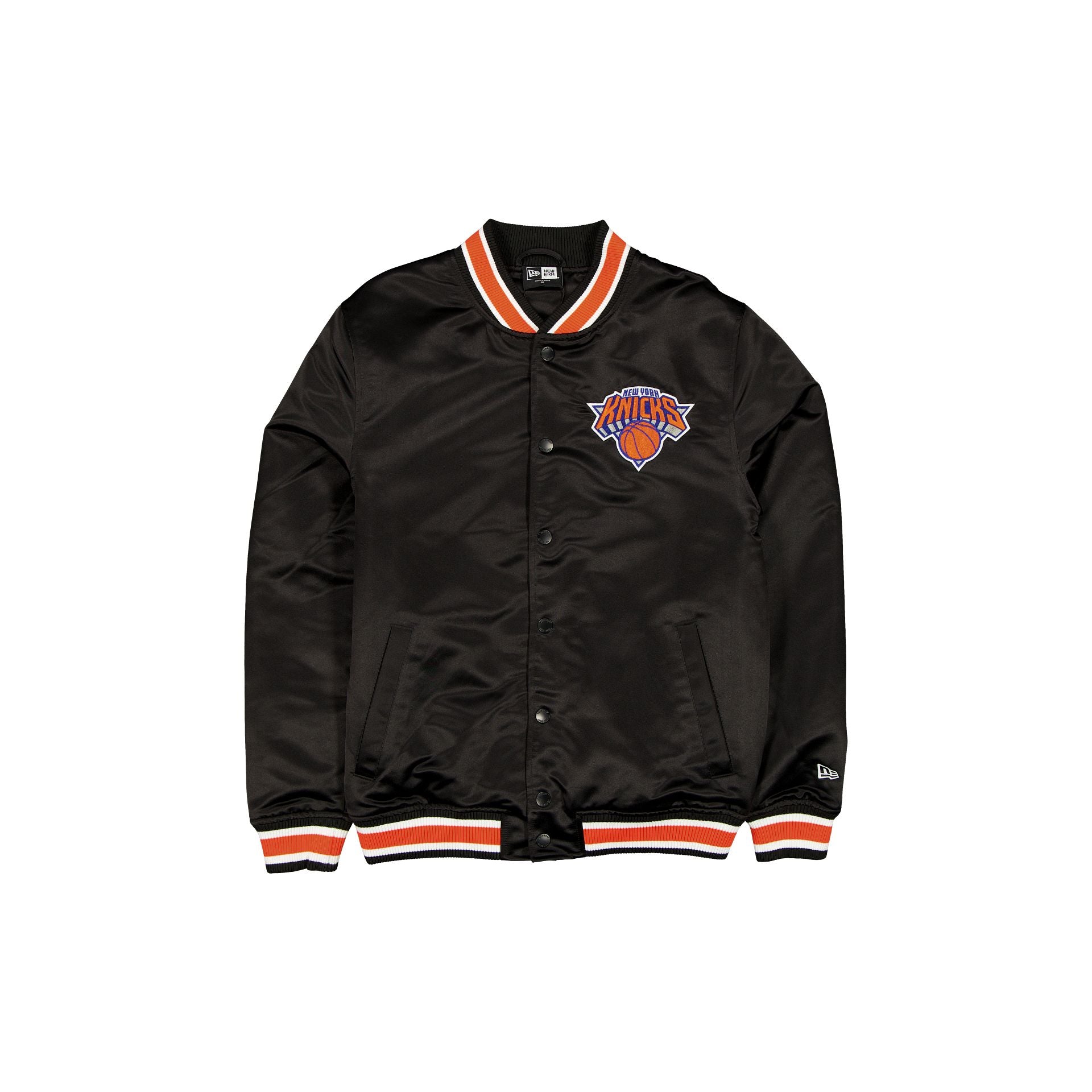 new era Sport Classics Black Satin Jacket