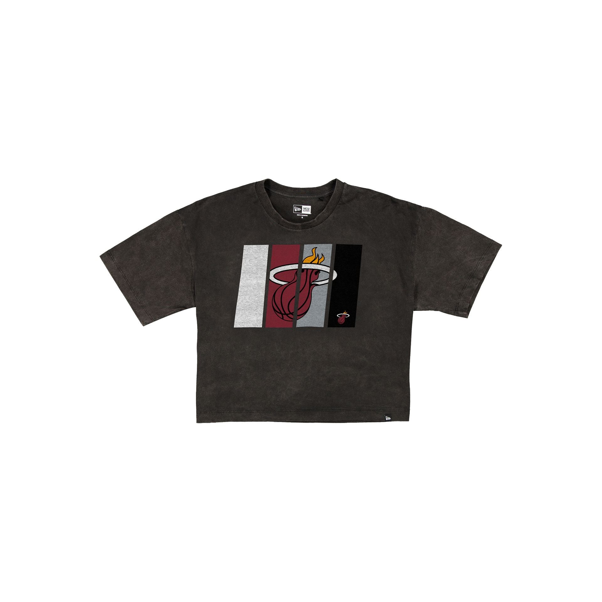 new era Sport Night Women's Cropped Black T-Shirt