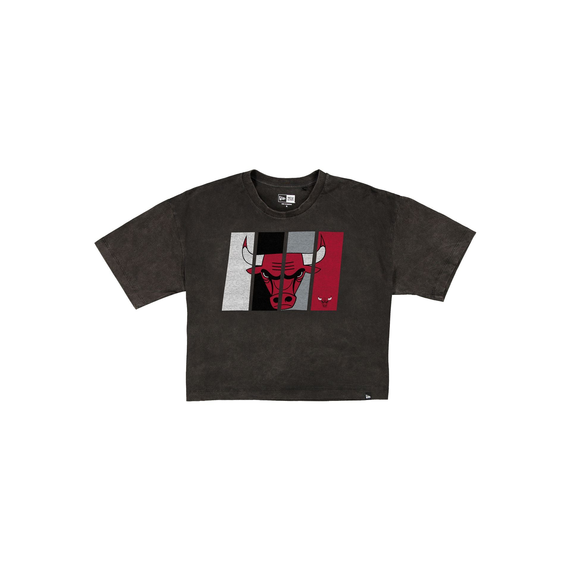 new era Sport Night Women's Cropped Black T-Shirt