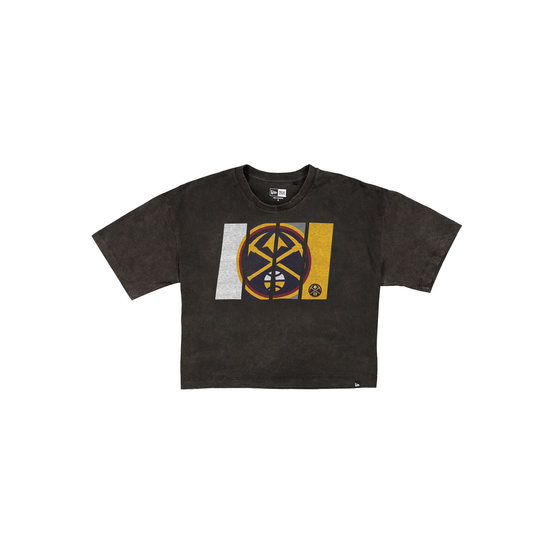 new era Sport Night Women's Cropped Black T-Shirt