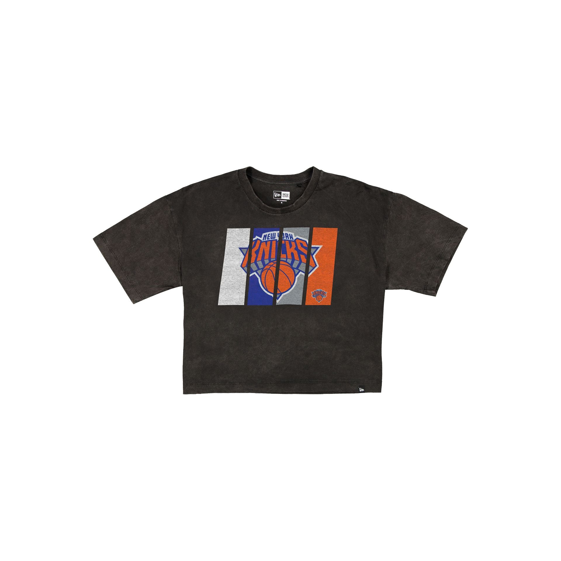 new era Sport Night Women's Cropped Black T-Shirt