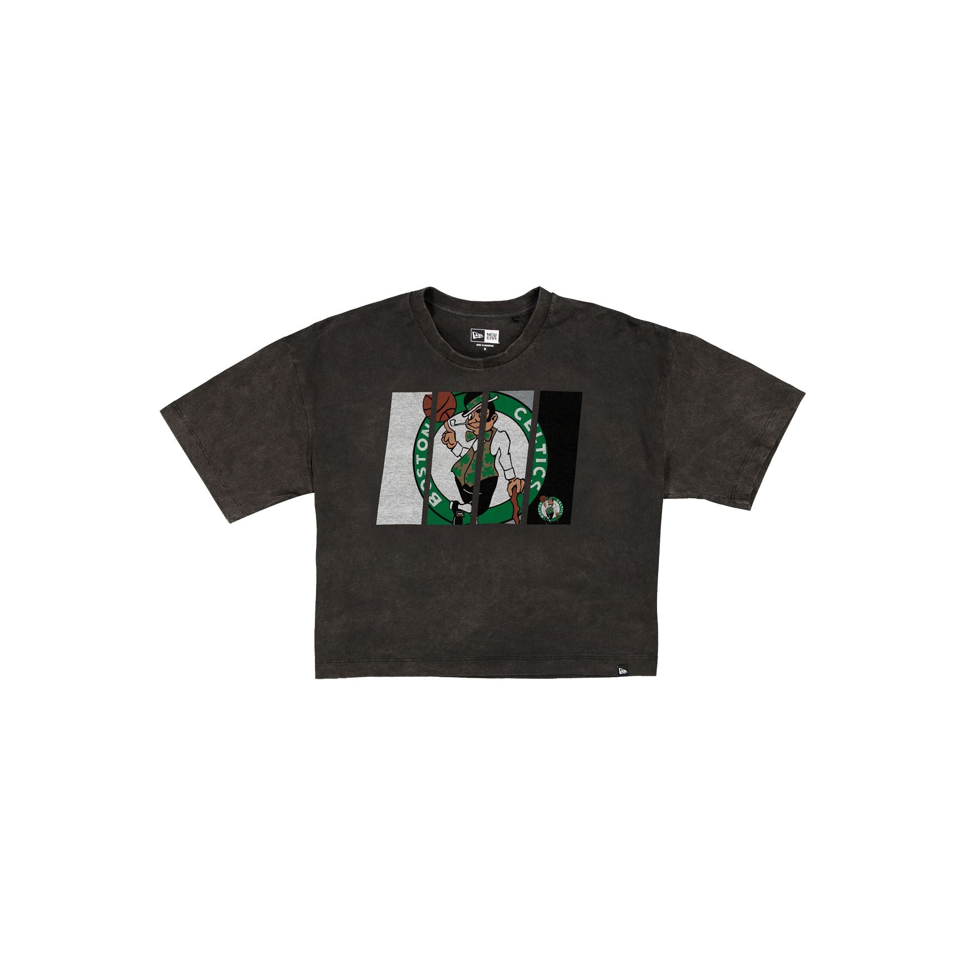 new era Sport Night Women's Cropped Black T-Shirt
