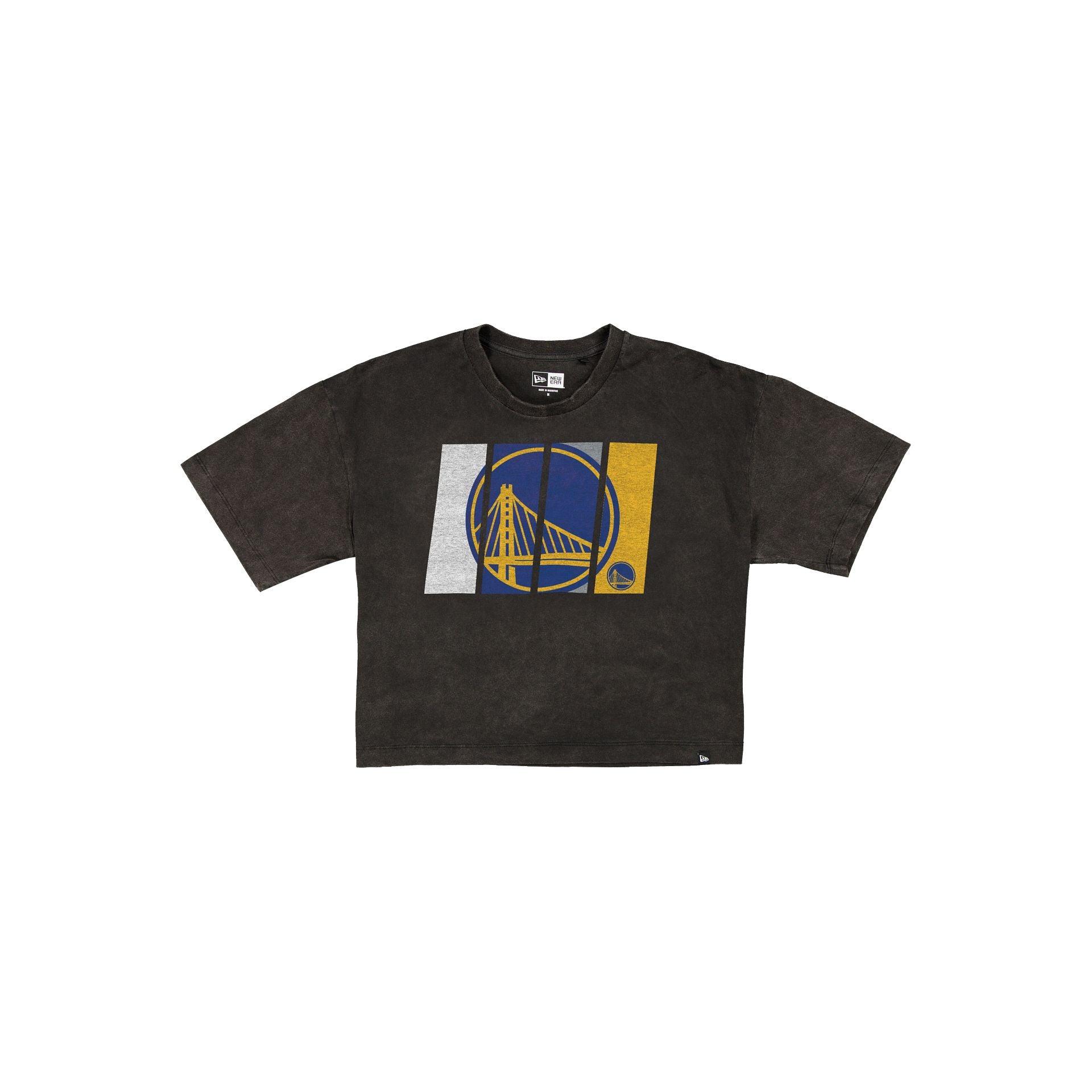 new era Sport Night Women's Cropped Black T-Shirt
