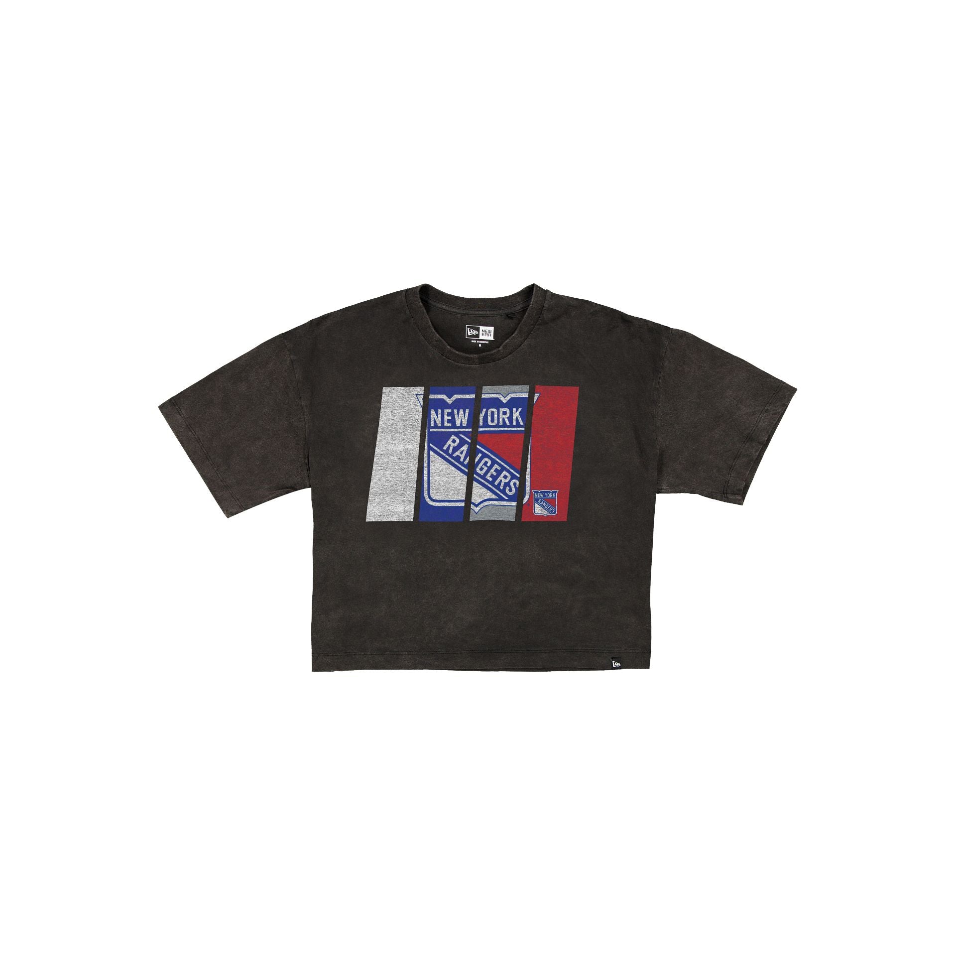 new era Sport Night Women's Cropped Black T-Shirt