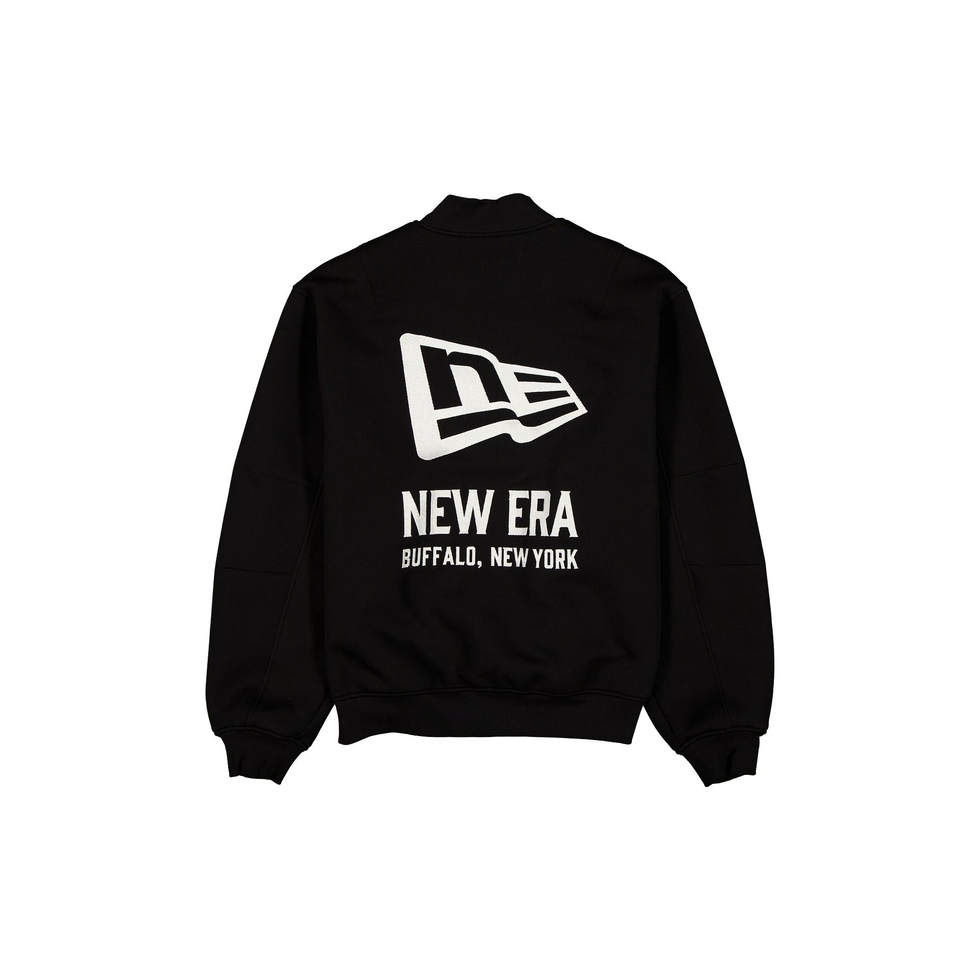 New Era Tech Sweat Black Varsity Jacket