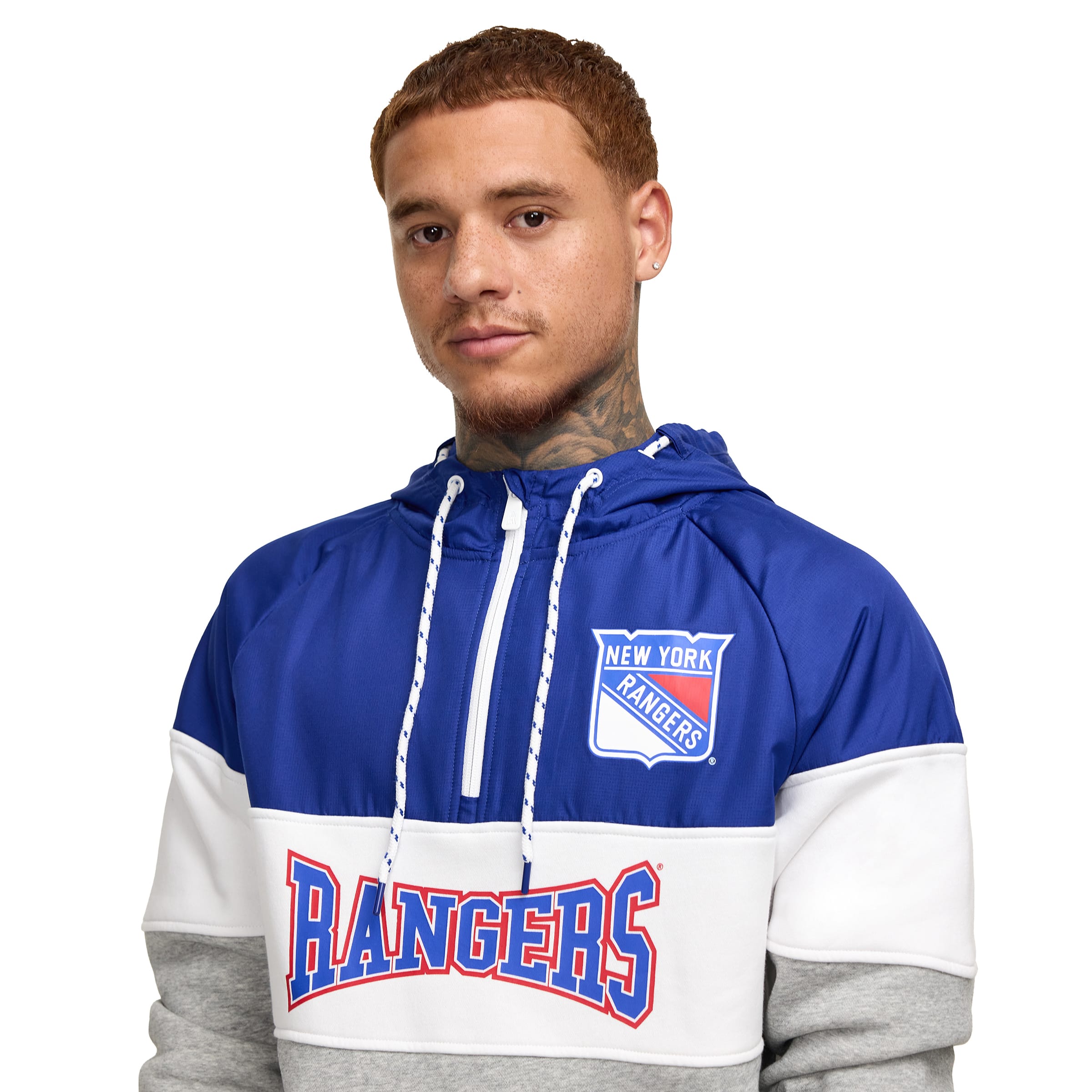 New Era Throwback Color Block Hoodie