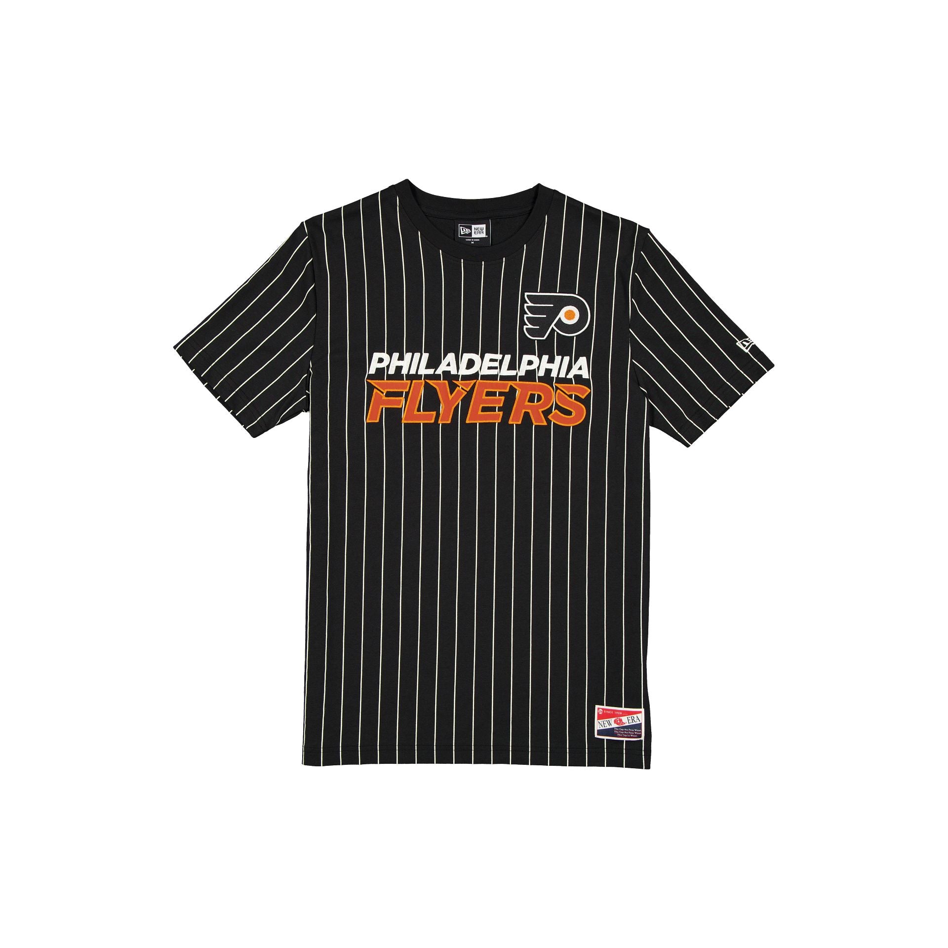 new era Throwback Pinstripe Wordmark T-Shirt