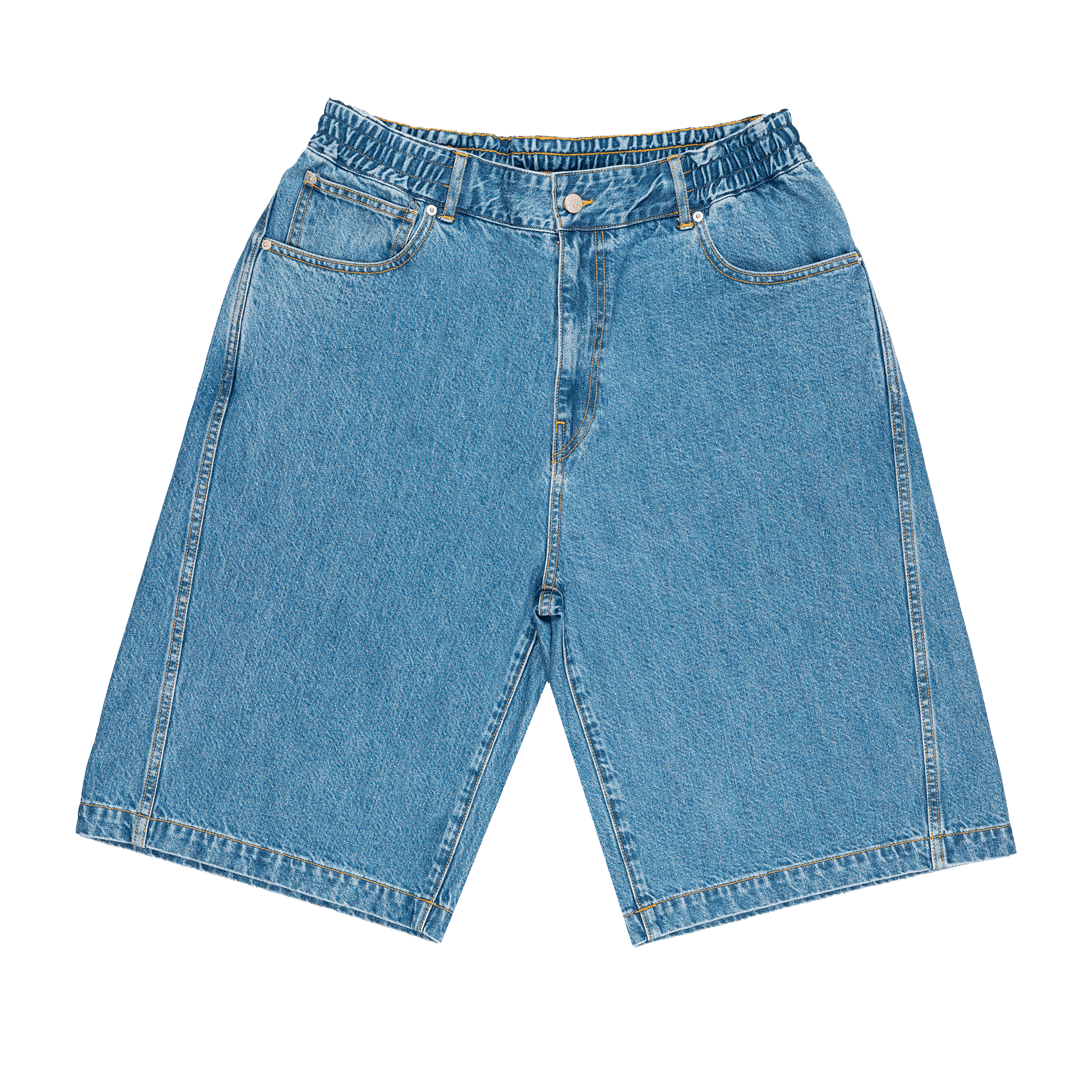 new era Warehouse Navy Jean Shorts