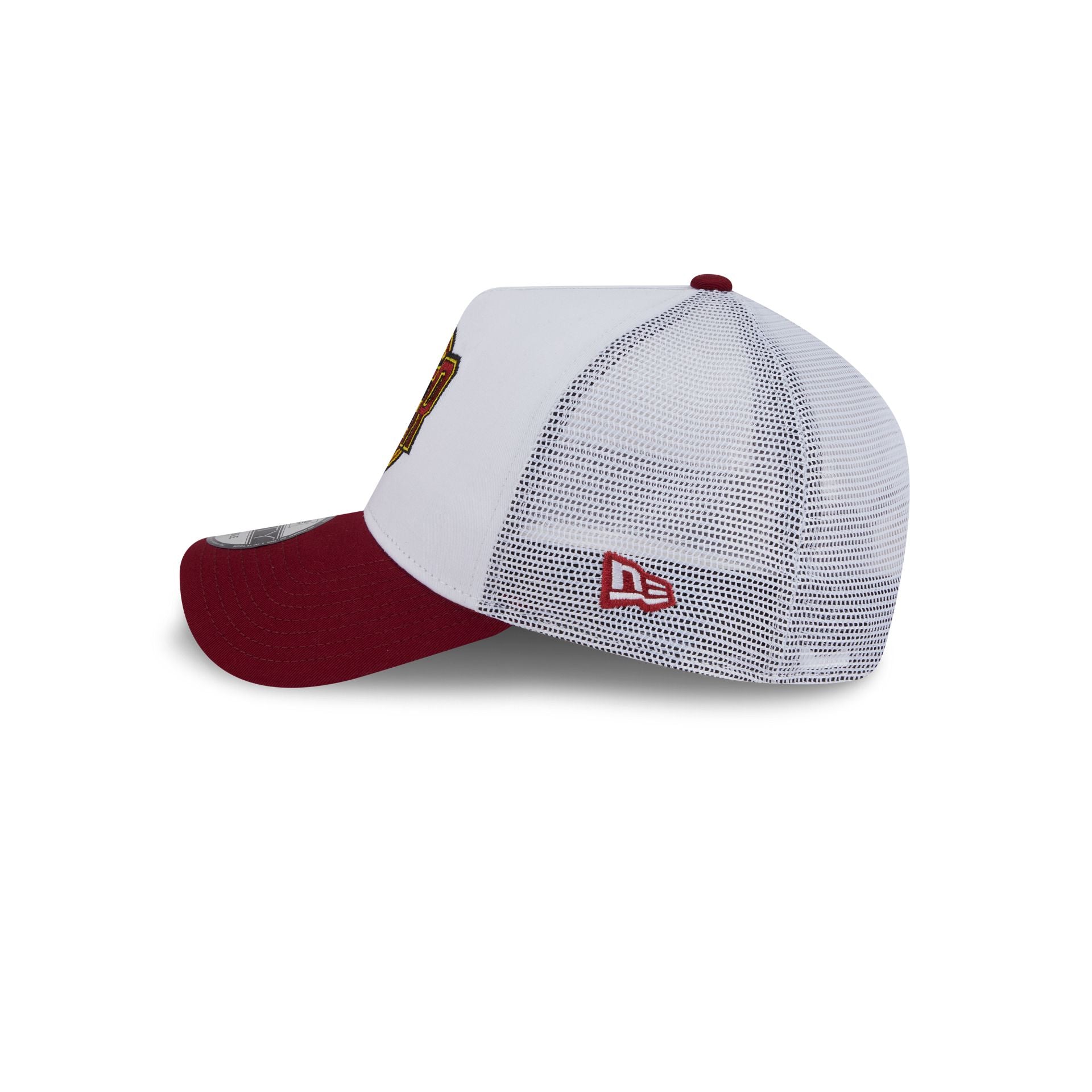 New Era White 9FORTY A-Frame Trucker