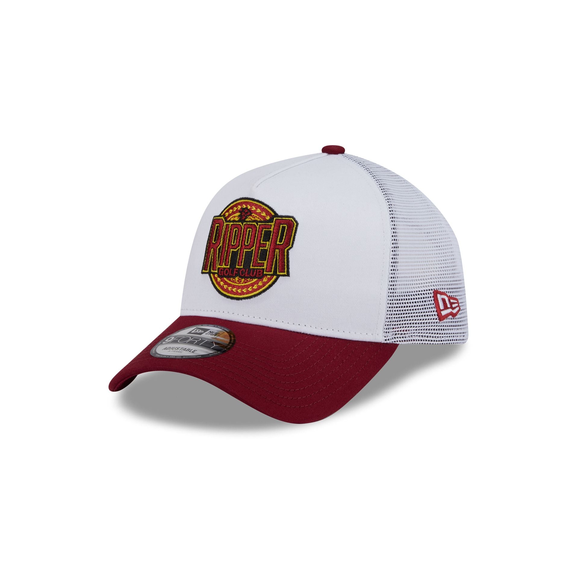 new era White 9FORTY A-Frame Trucker
