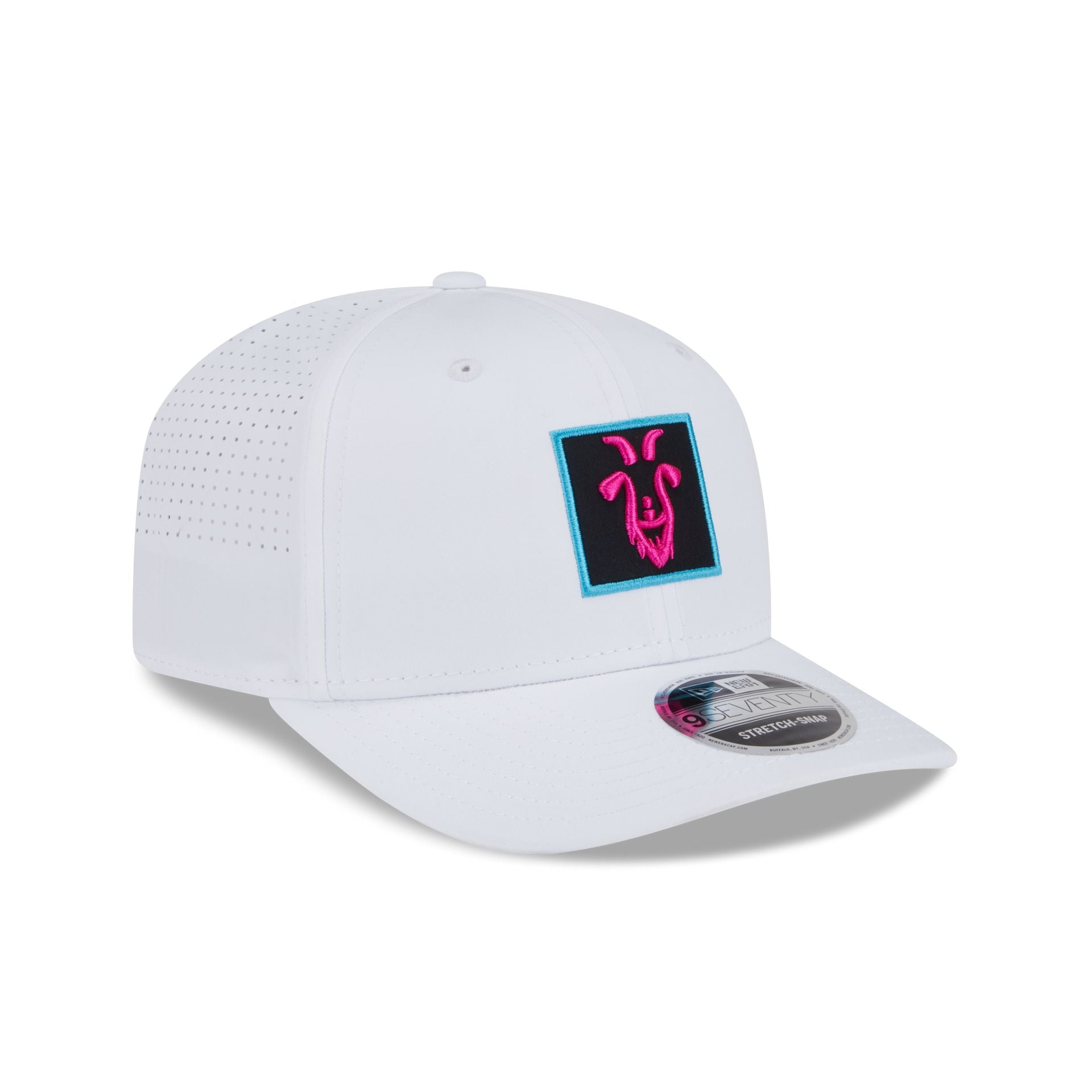New Era White 9SEVENTY Stretch-Snap