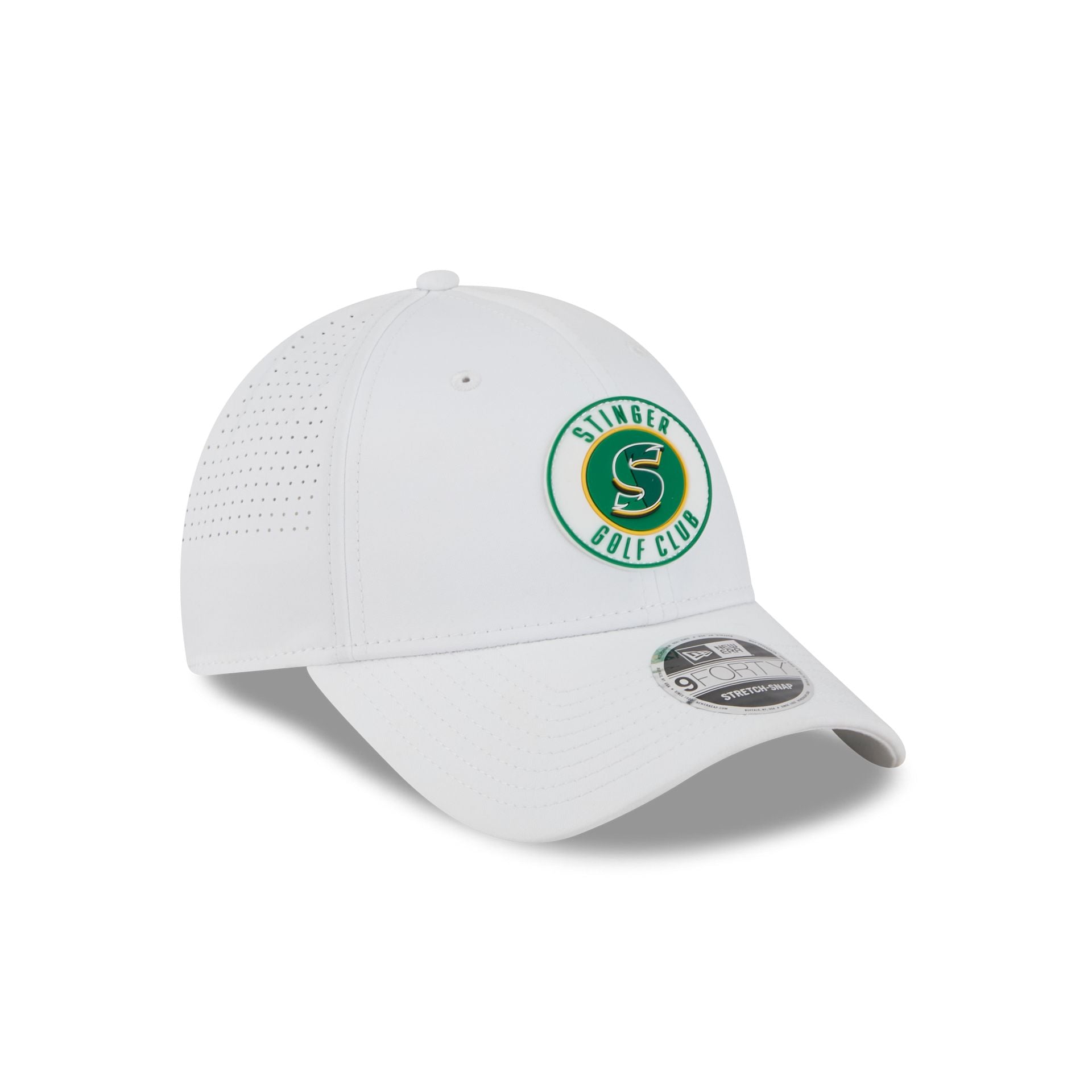 New Era White Circle Logo 9FORTY Snapback