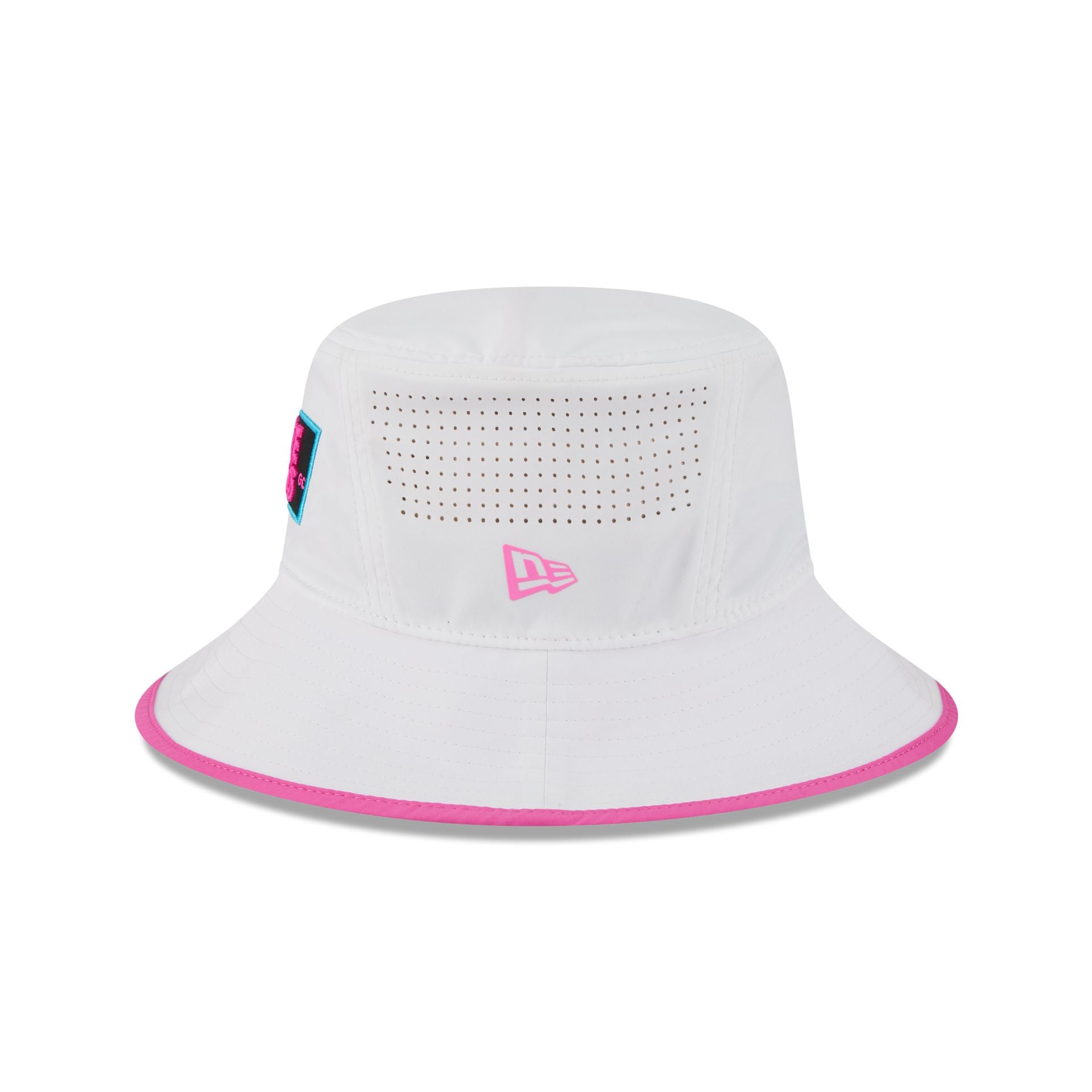 New Era White Explorer Bucket Hat