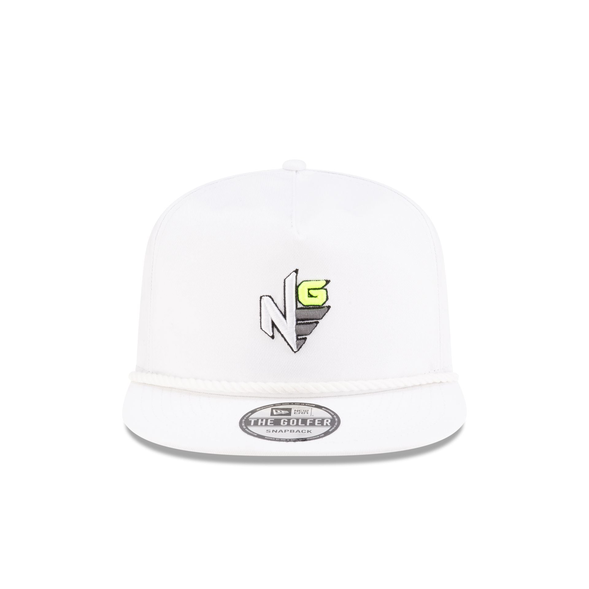 New Era White Logo Golfer