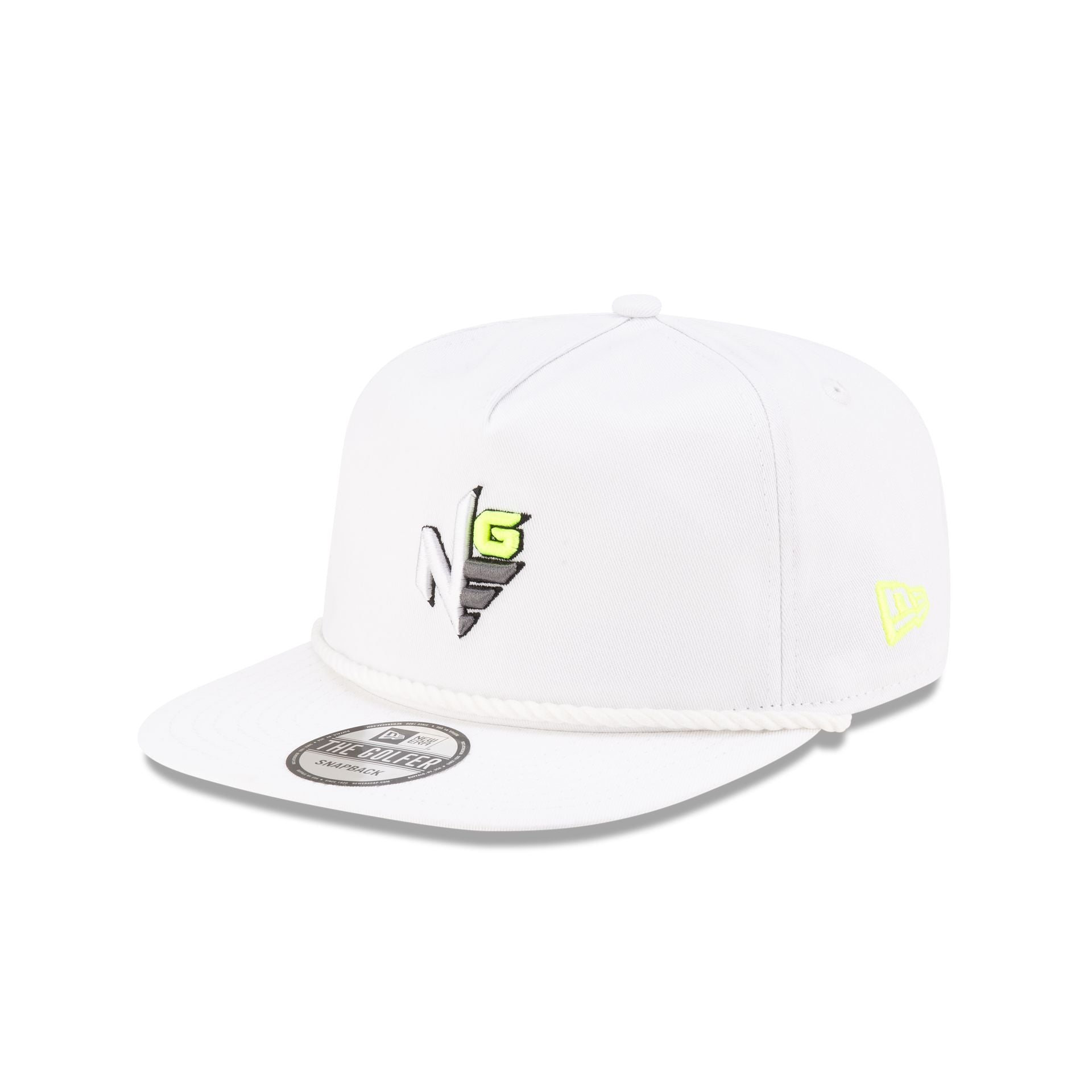 new era White Logo Golfer