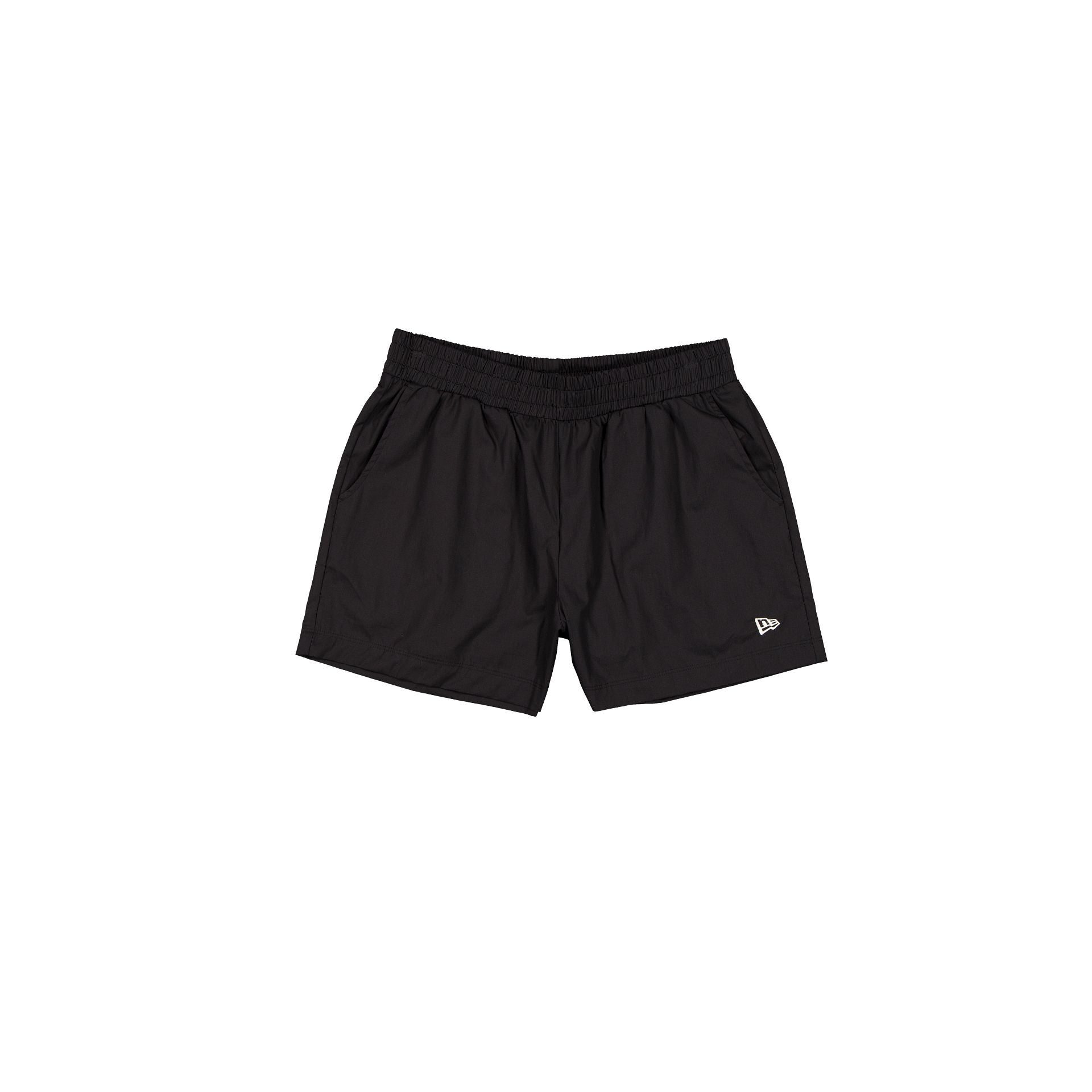 new era Women's Black Cotton Shorts