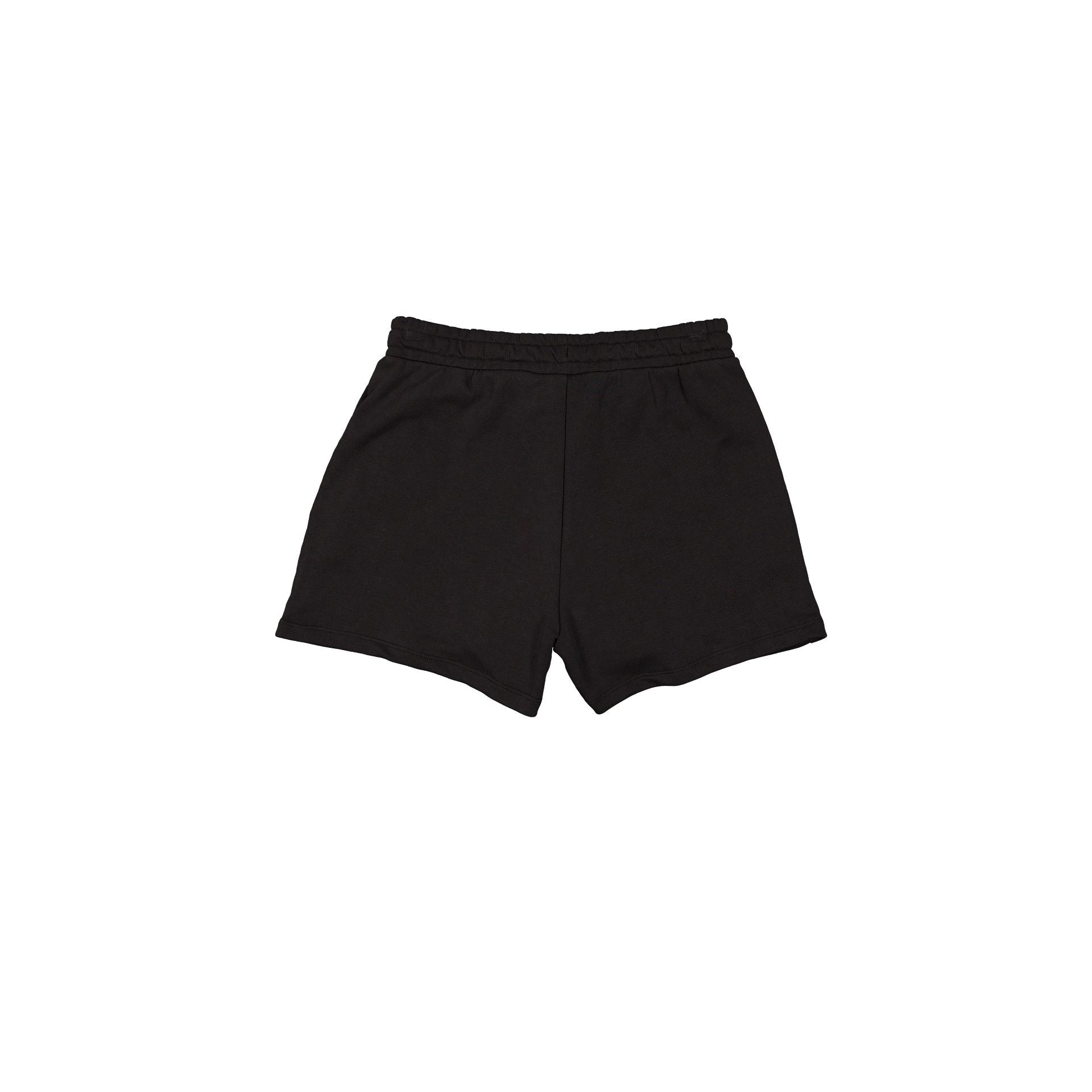 New Era Women's High Waisted Black Script Shorts