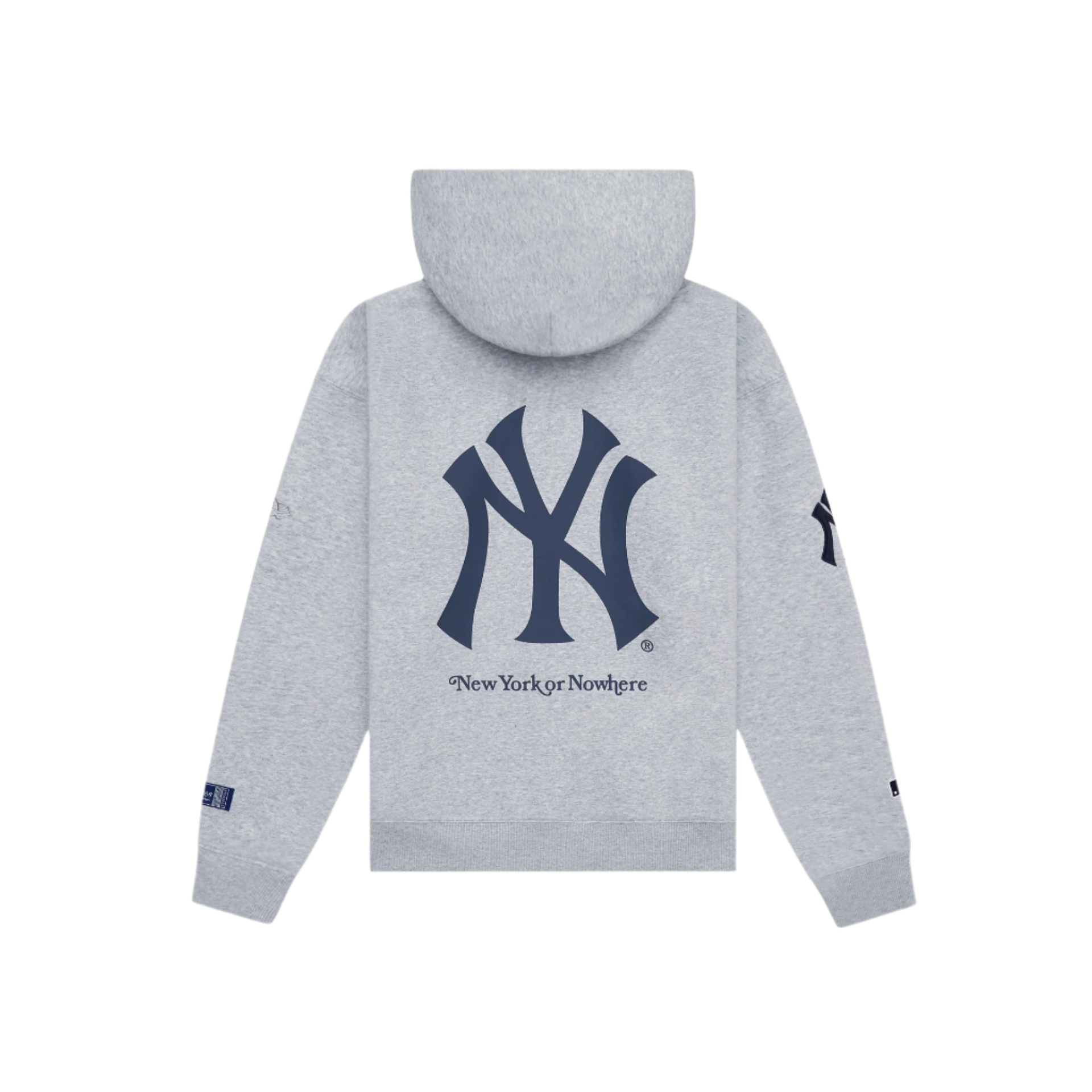 New Era New York Or Nowhere Heather Gray Full-Zip Hoodie