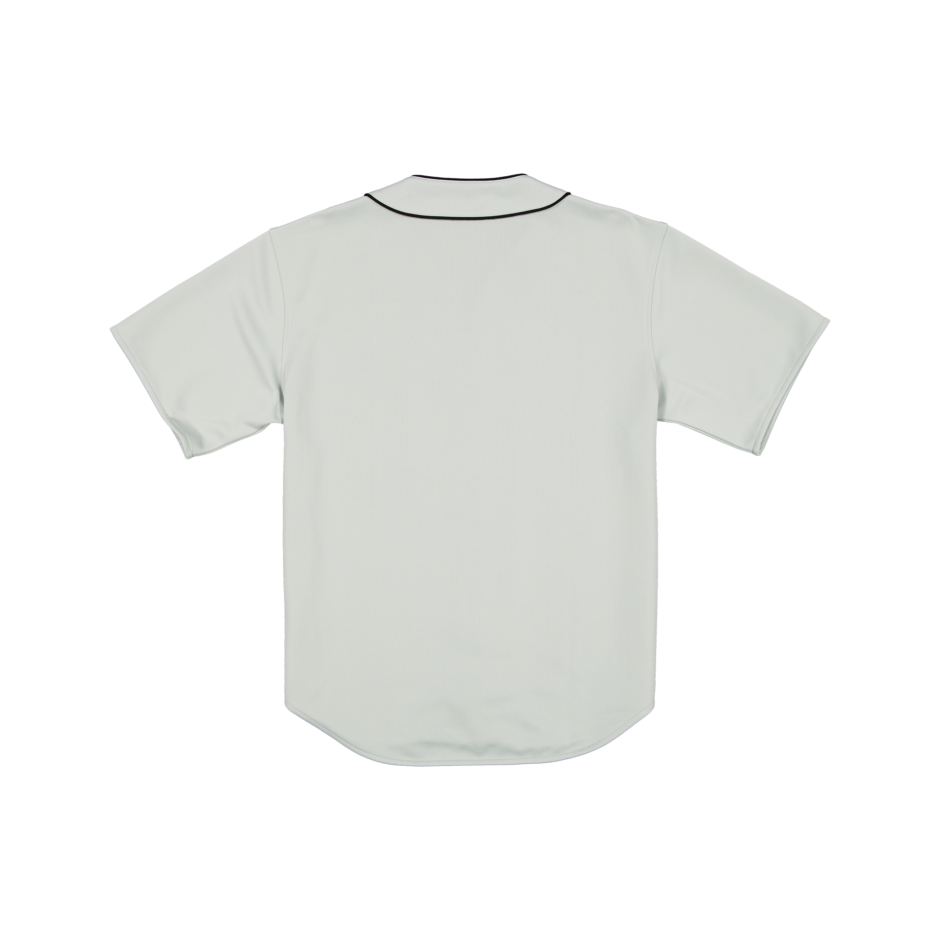 New Era Piping Full-Zip Baseball Mirage Gray Jersey