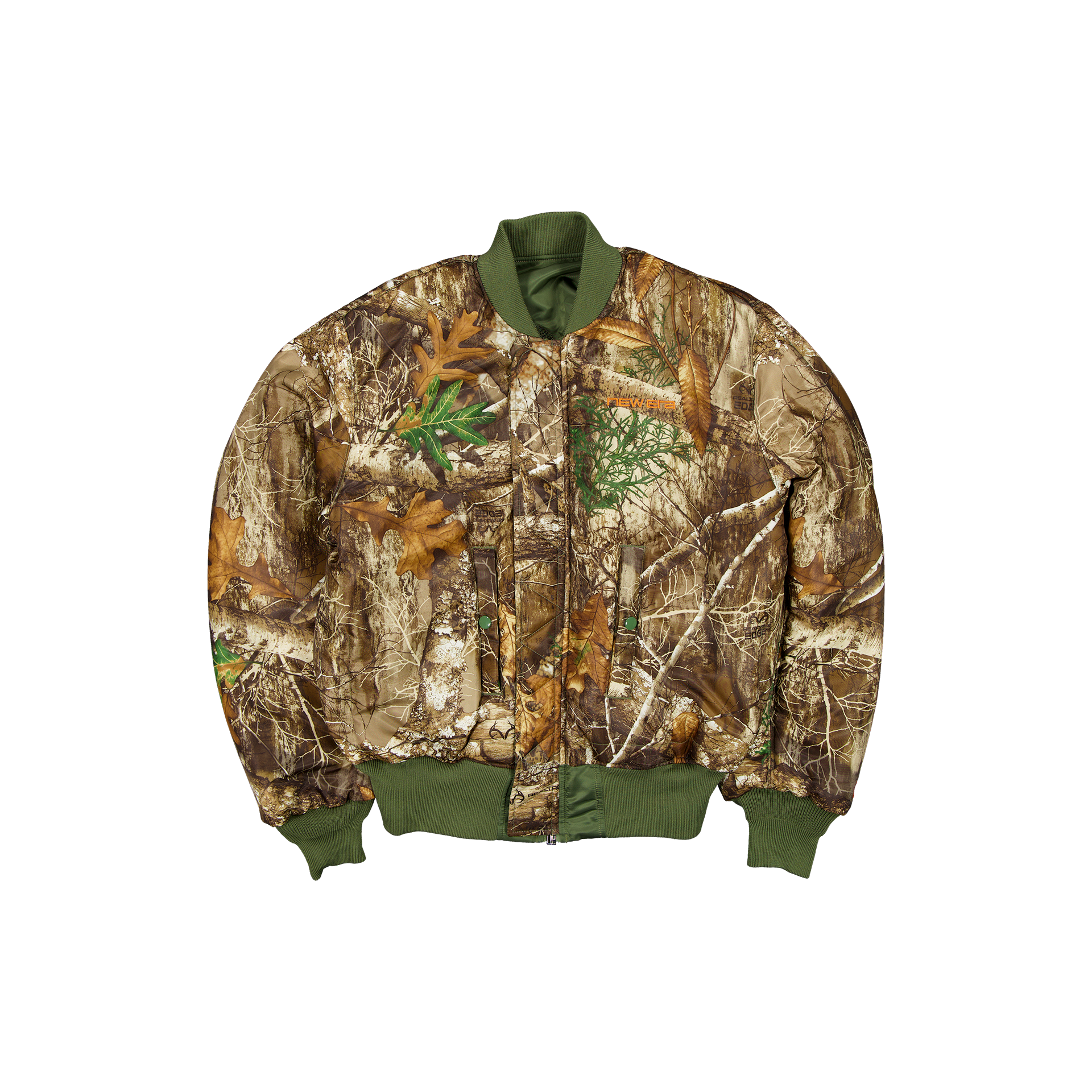 new era Realtree® Alpha Industries New Olive Bomber Jacket