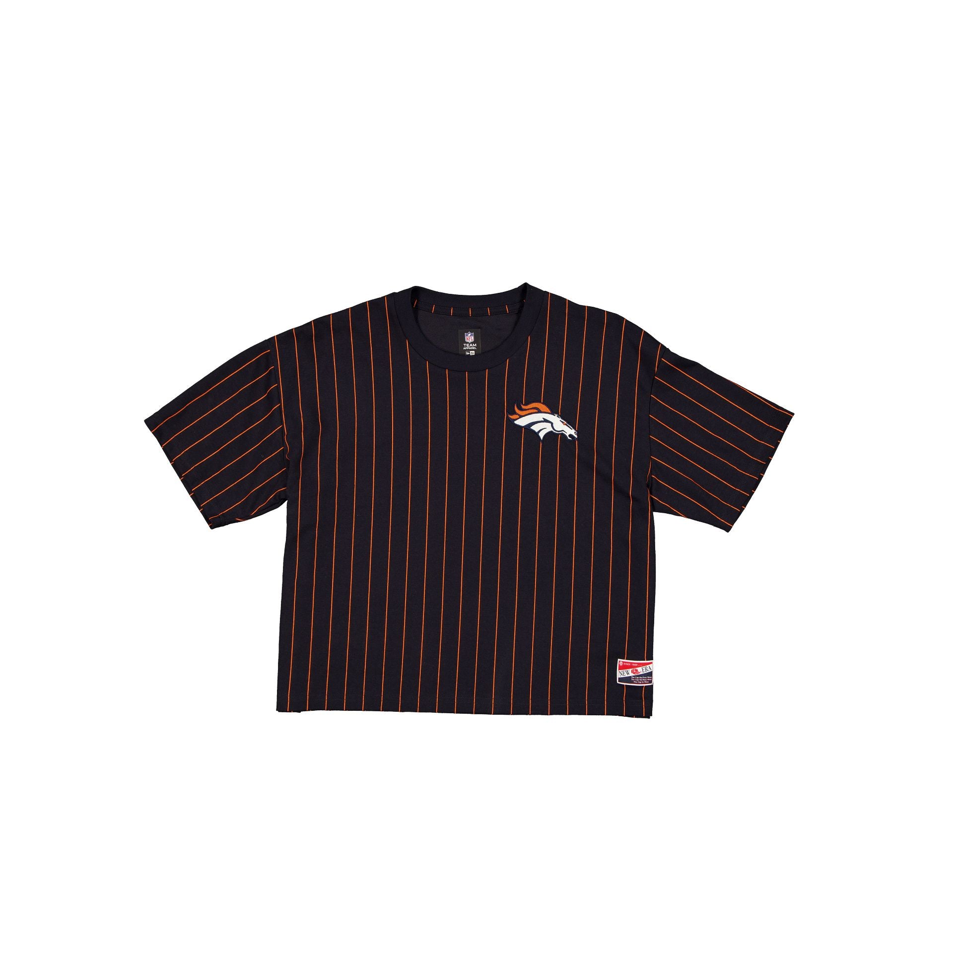 new era Throwback Women's Cropped Pinstripe T-Shirt