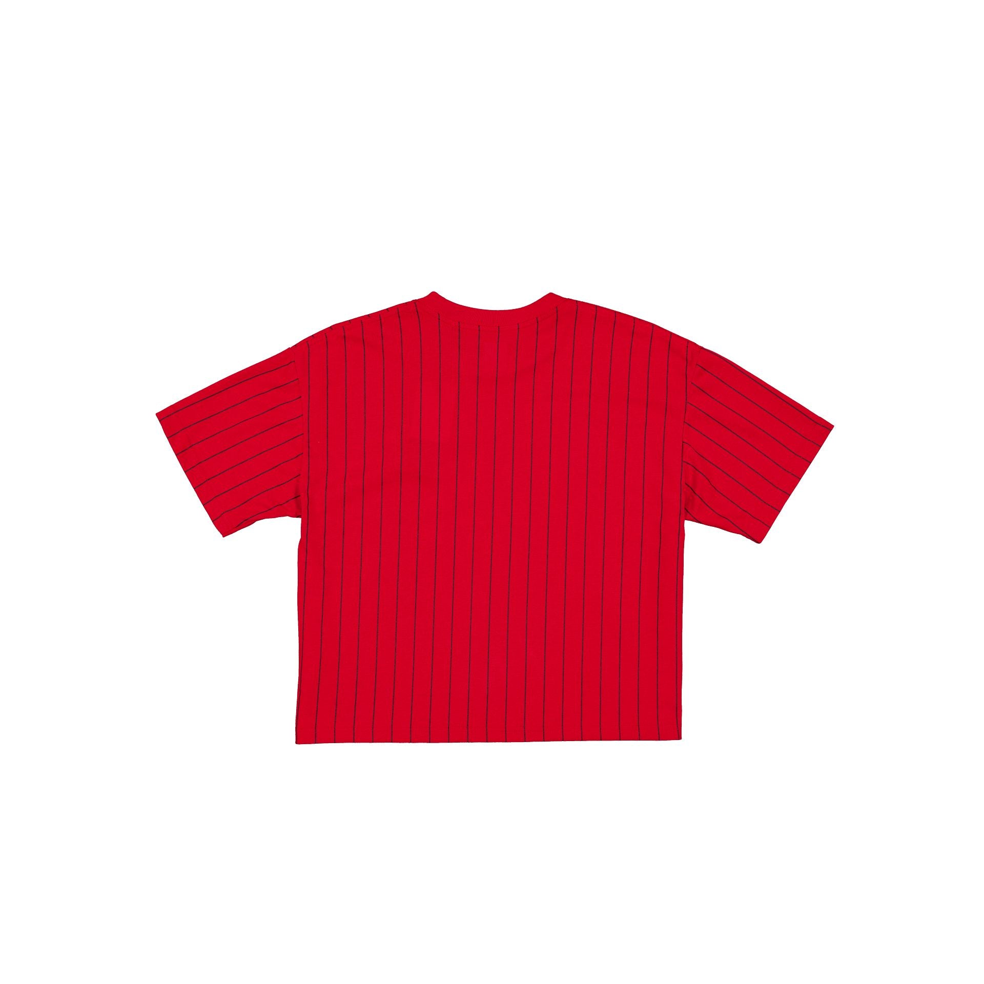 New Era Throwback Women's Cropped Pinstripe T-Shirt