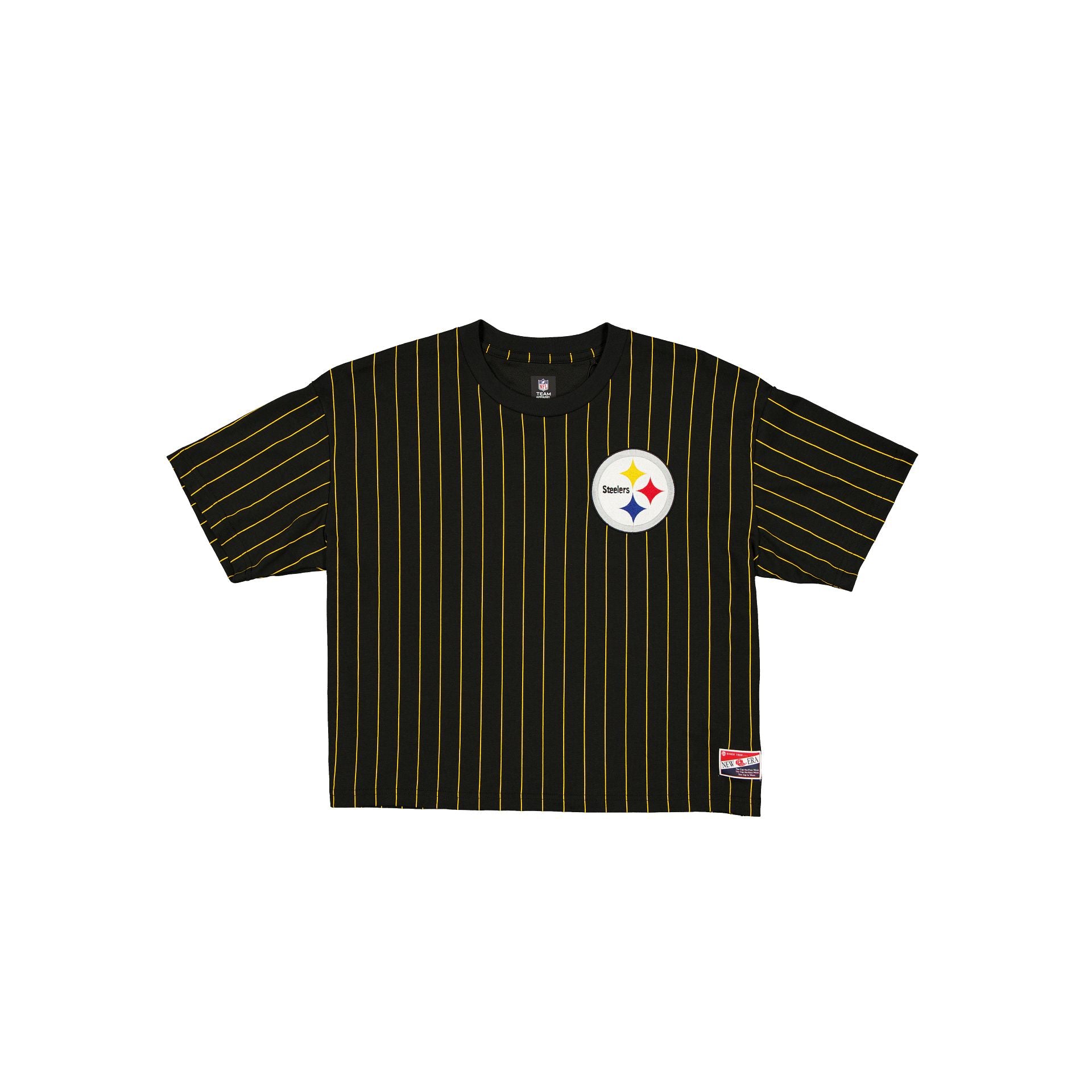 new era Throwback Women's Cropped Pinstripe T-Shirt