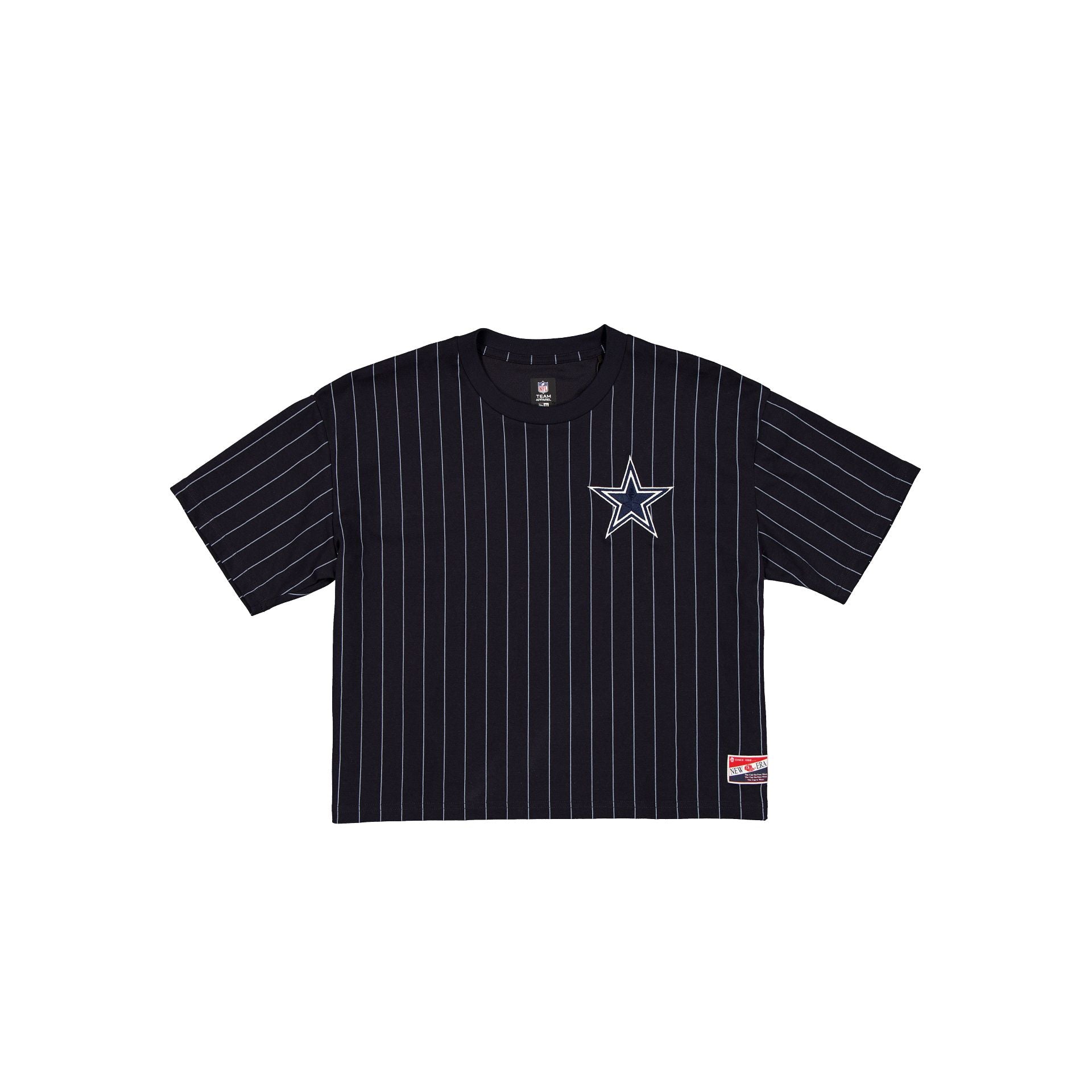 new era Throwback Women's Cropped Pinstripe T-Shirt
