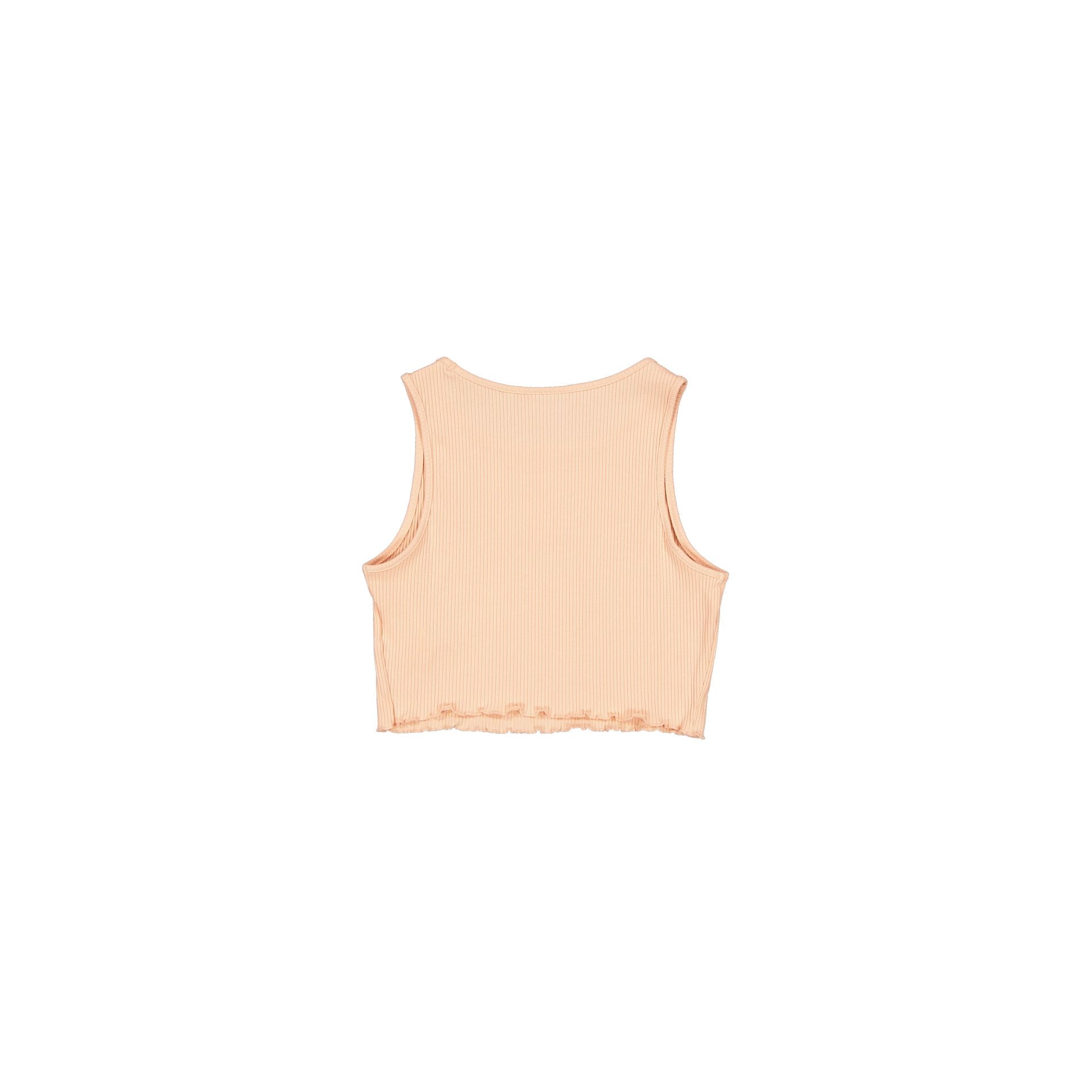 New Era Tonel Cropped Rib Pastel Pink Women's Tank Top