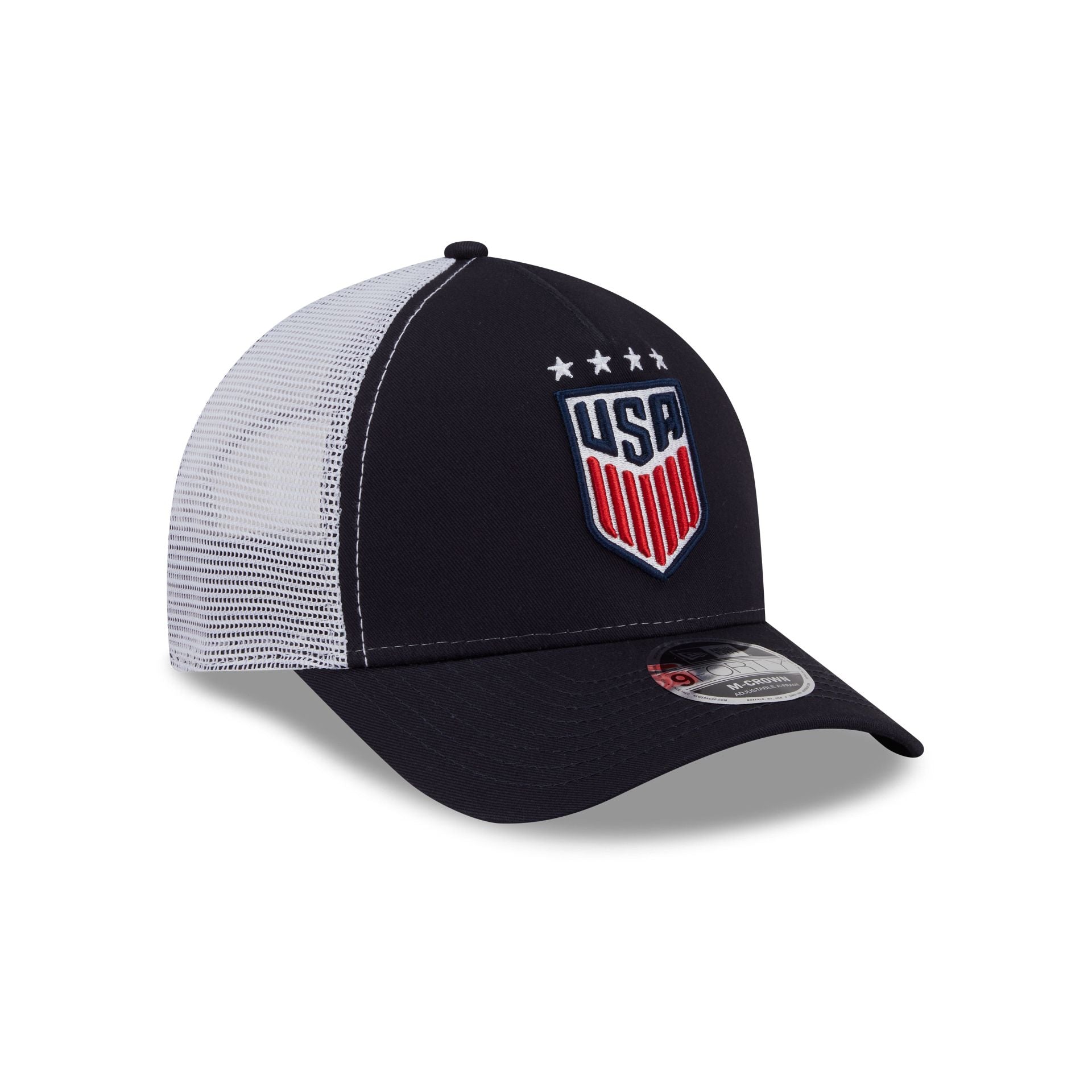 New Era Women's National Team Navy 9FORTY M-Crown A-Frame Trucker